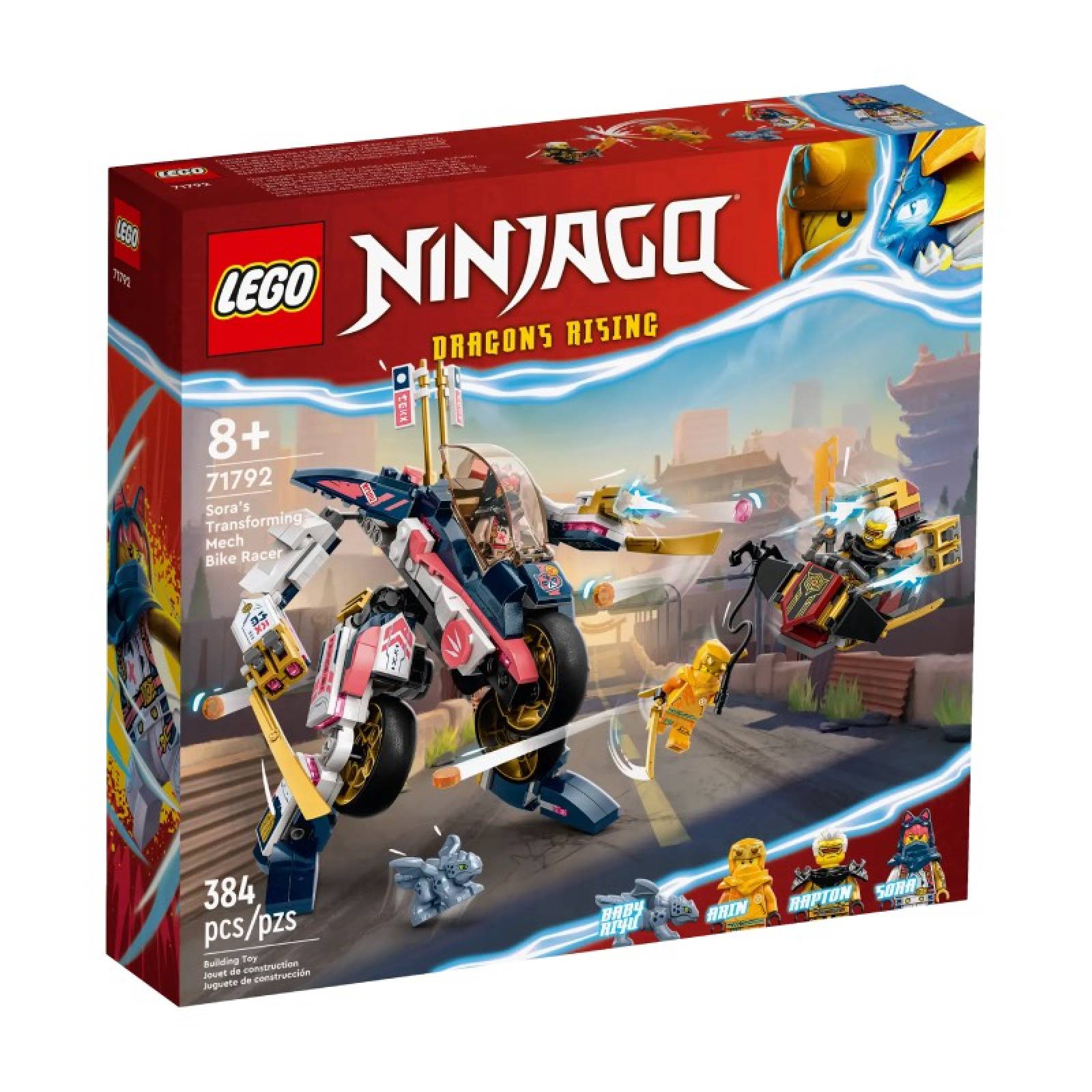 LEGO Ninjago Sora's Transforming Mech Bike Racer 71792 8+