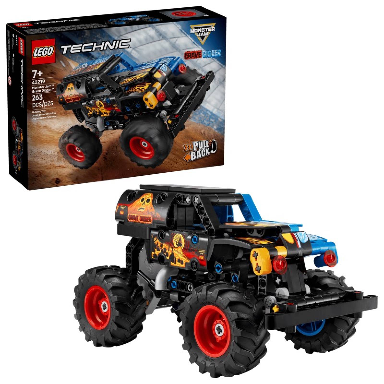 LEGO Technic Monster Jam Grave Digger Fire and Ice 42219 7+
