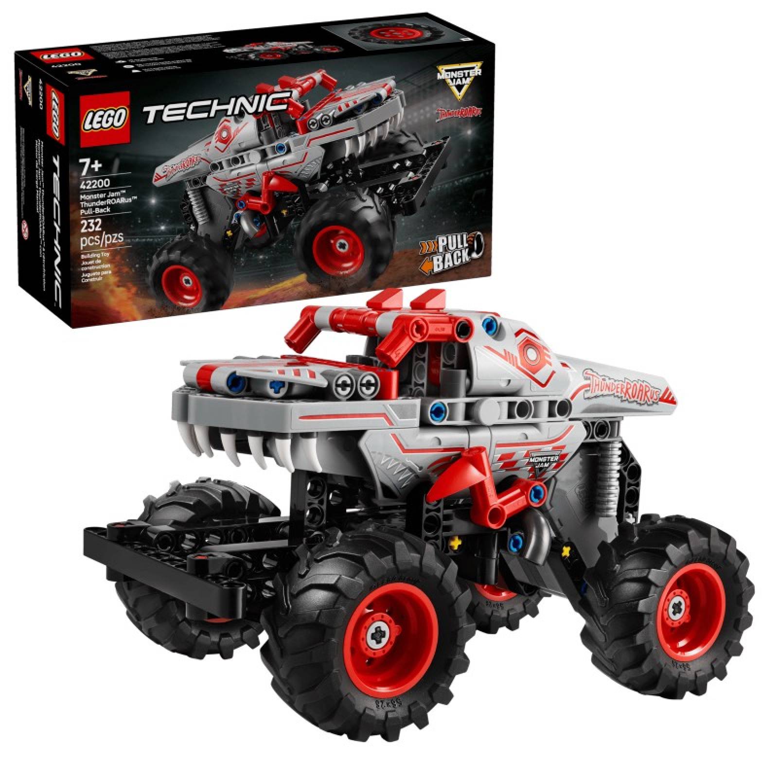 LEGO Technic Monster Jam ThunderROARus Pull-Back 42200 7+