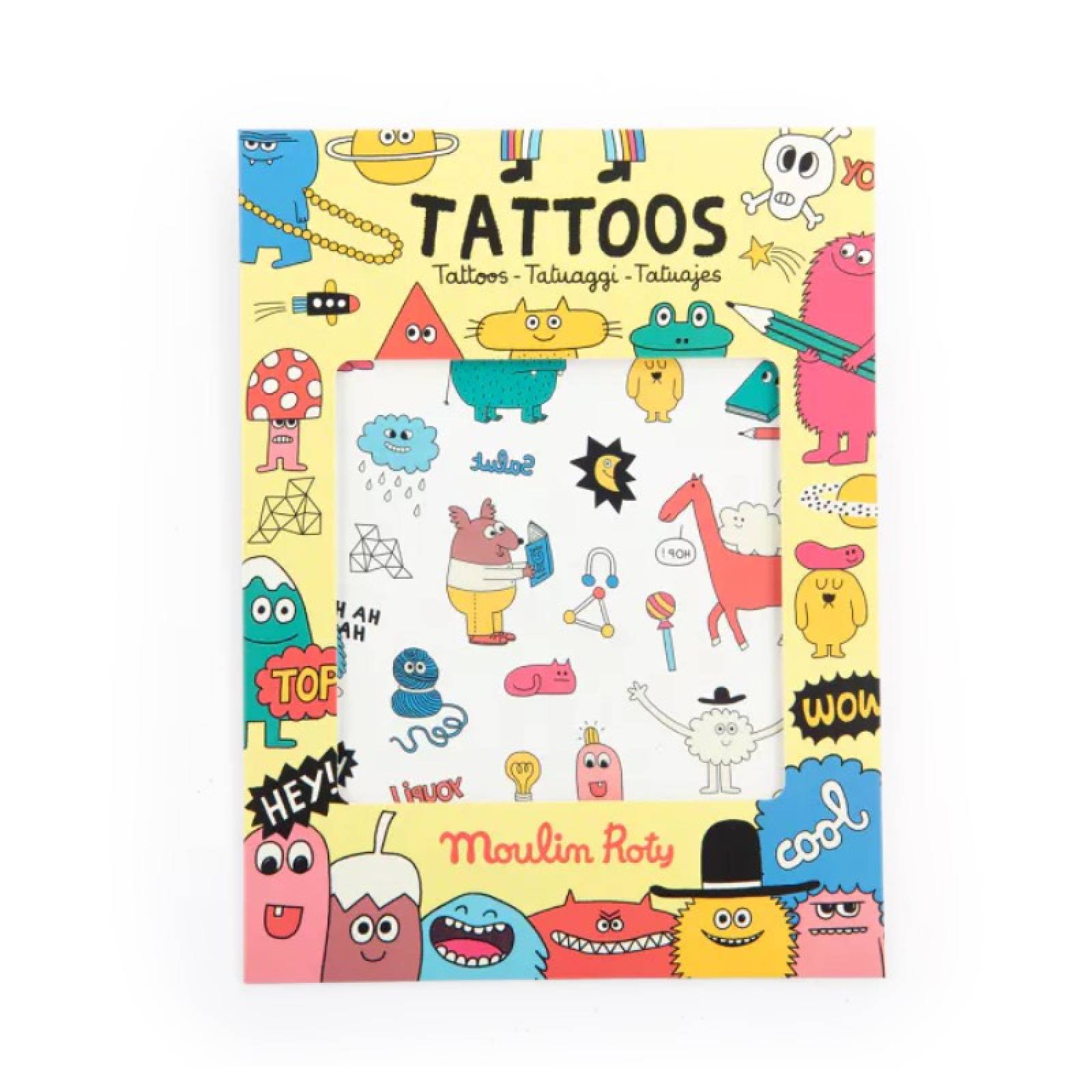 Les Schmouks Temporary Tattoos By Moulin Roty 3+