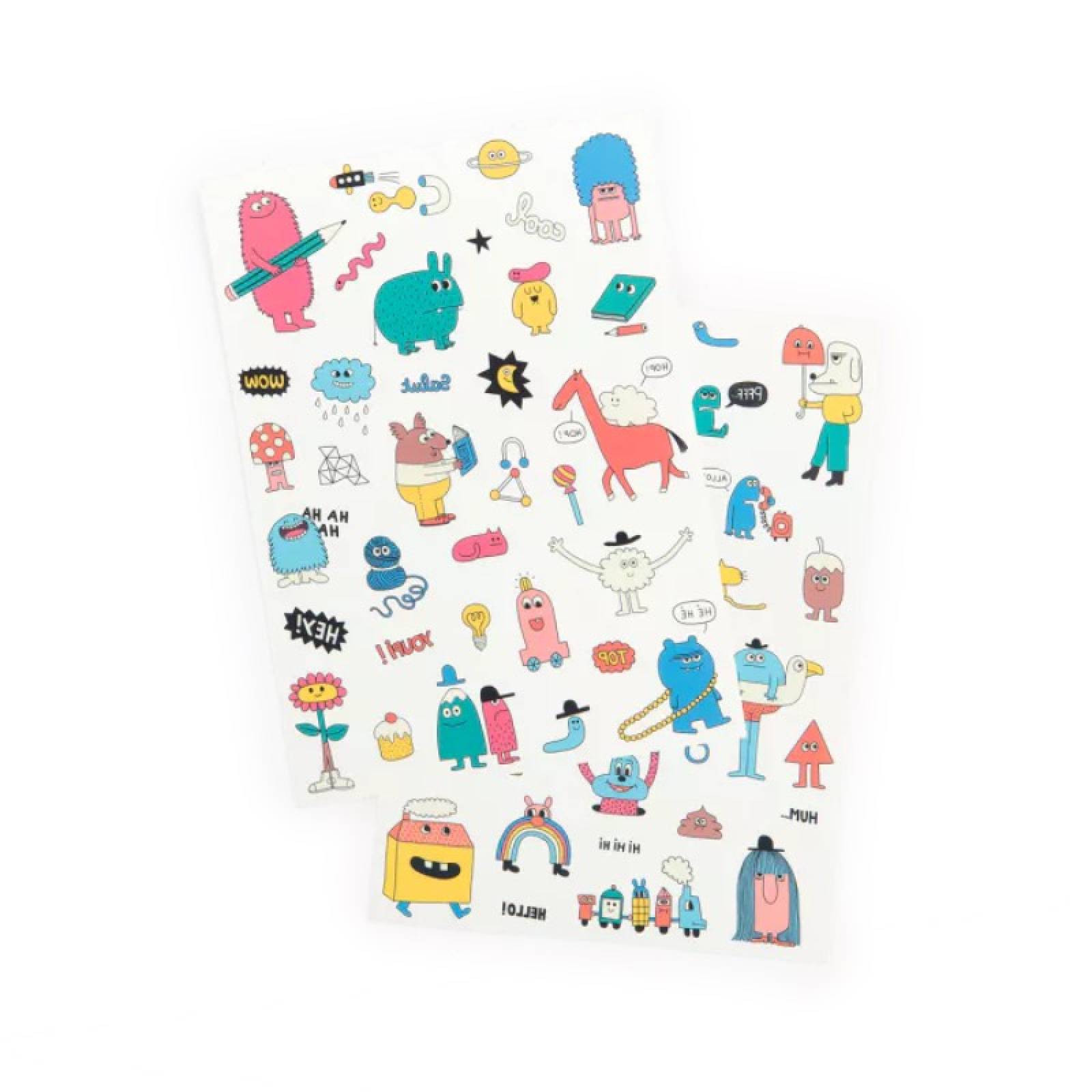 Les Schmouks Temporary Tattoos By Moulin Roty 3+ thumbnails