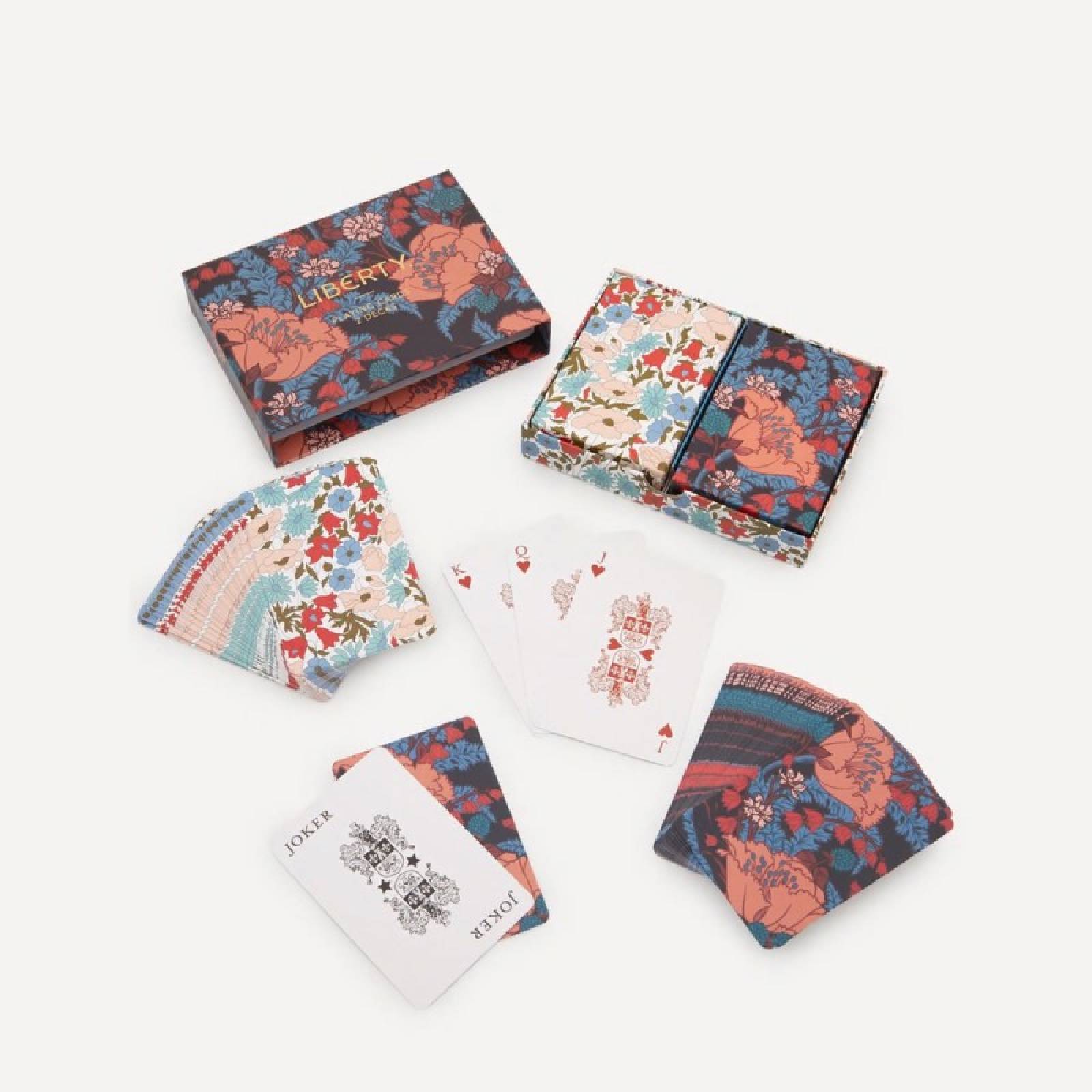 Liberty Floral Print Playing Card Set thumbnails