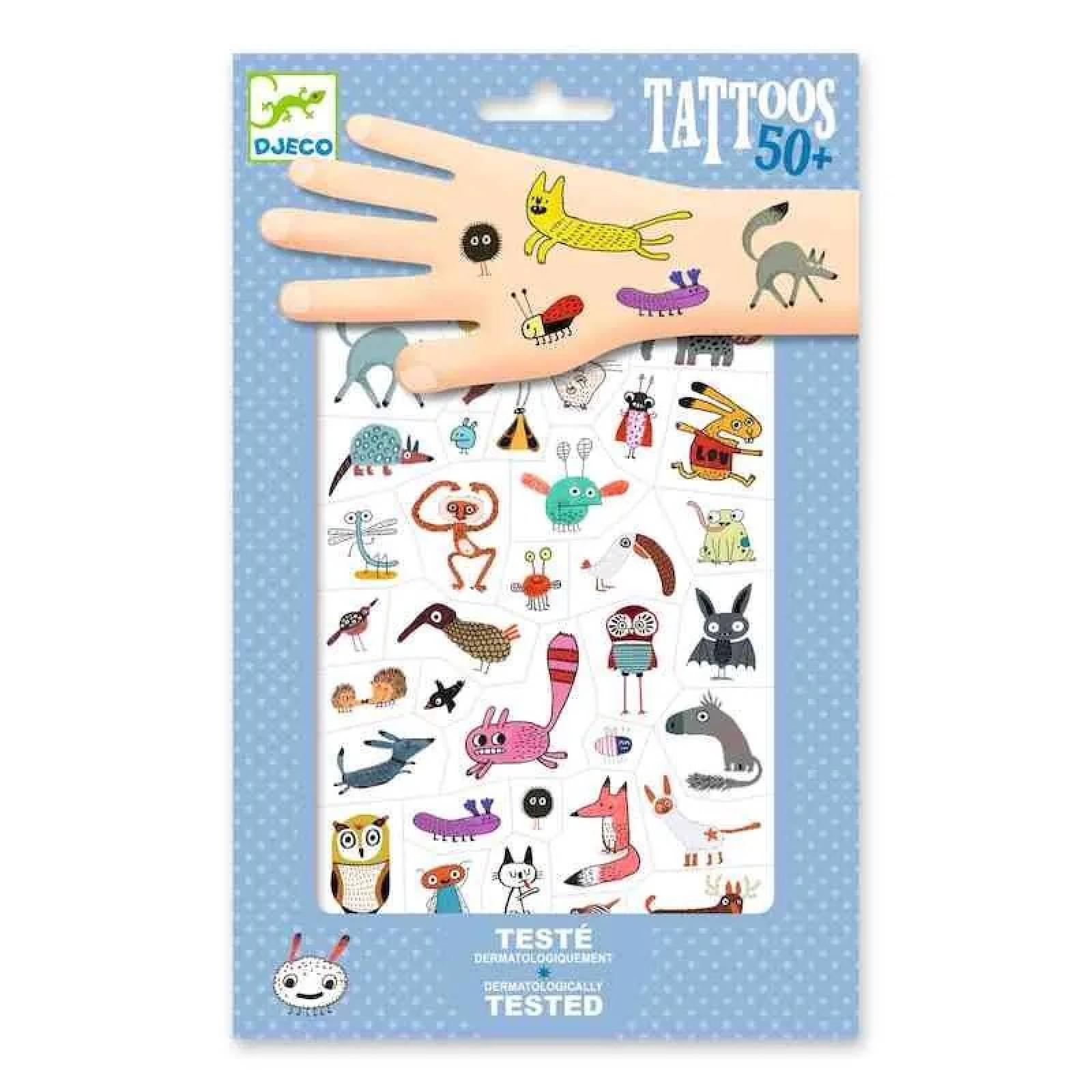 Little Critters Tattoos By Djeco 3+