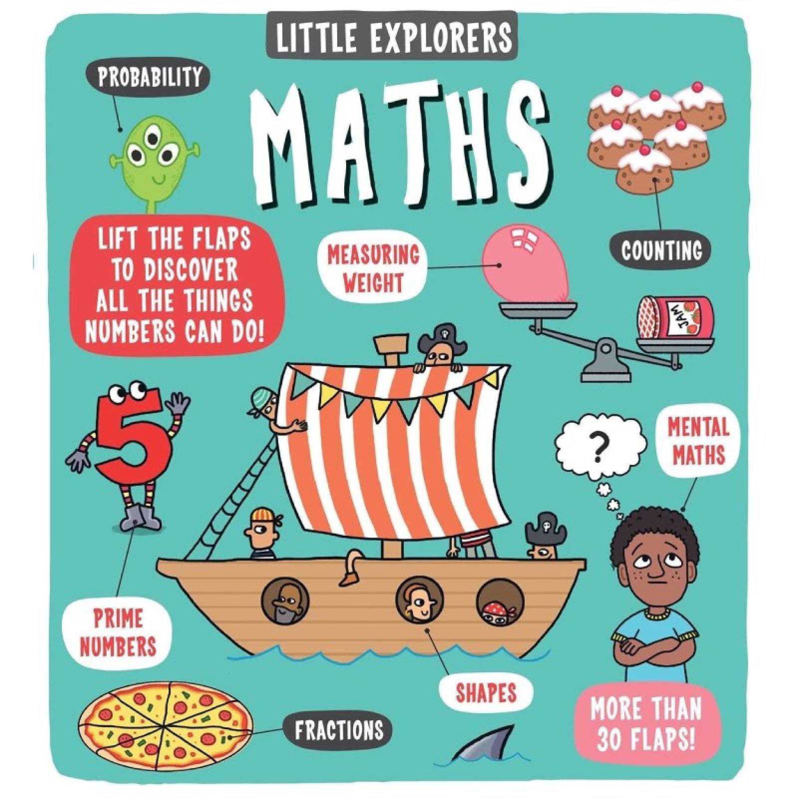 Little Explorers: Maths (Lift The Flap) - Hardback Book