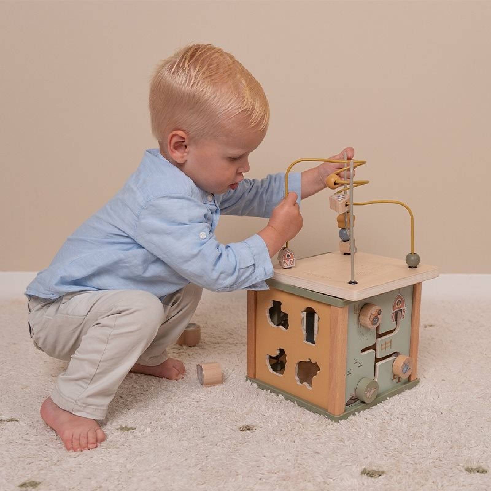 Little Farm Wooden Activity Cube By Little Dutch 18m+ thumbnails