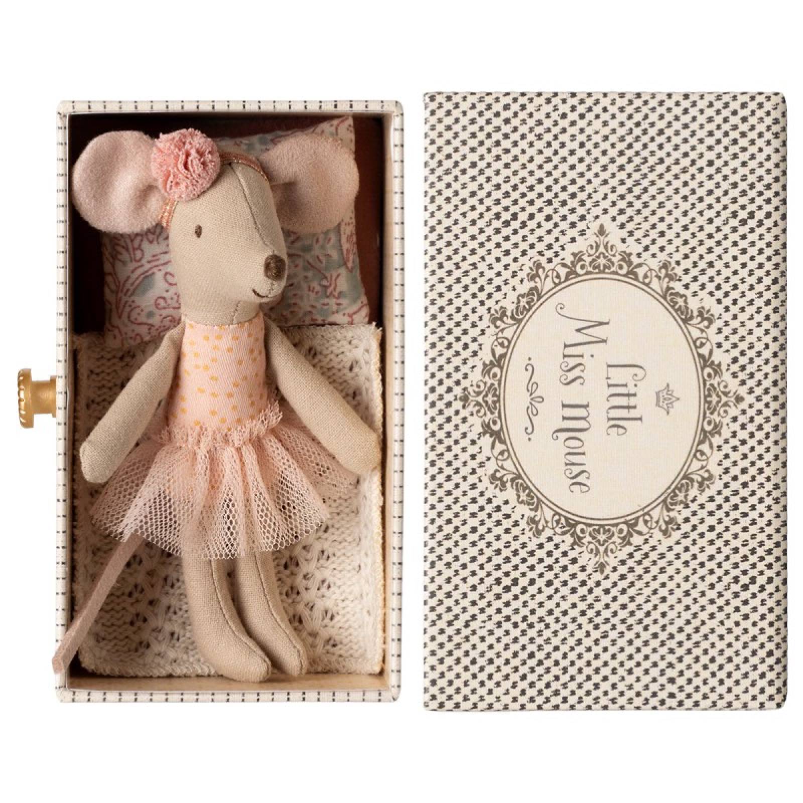 Little Sister Dance Mouse In Daybed By Maileg 3+ thumbnails