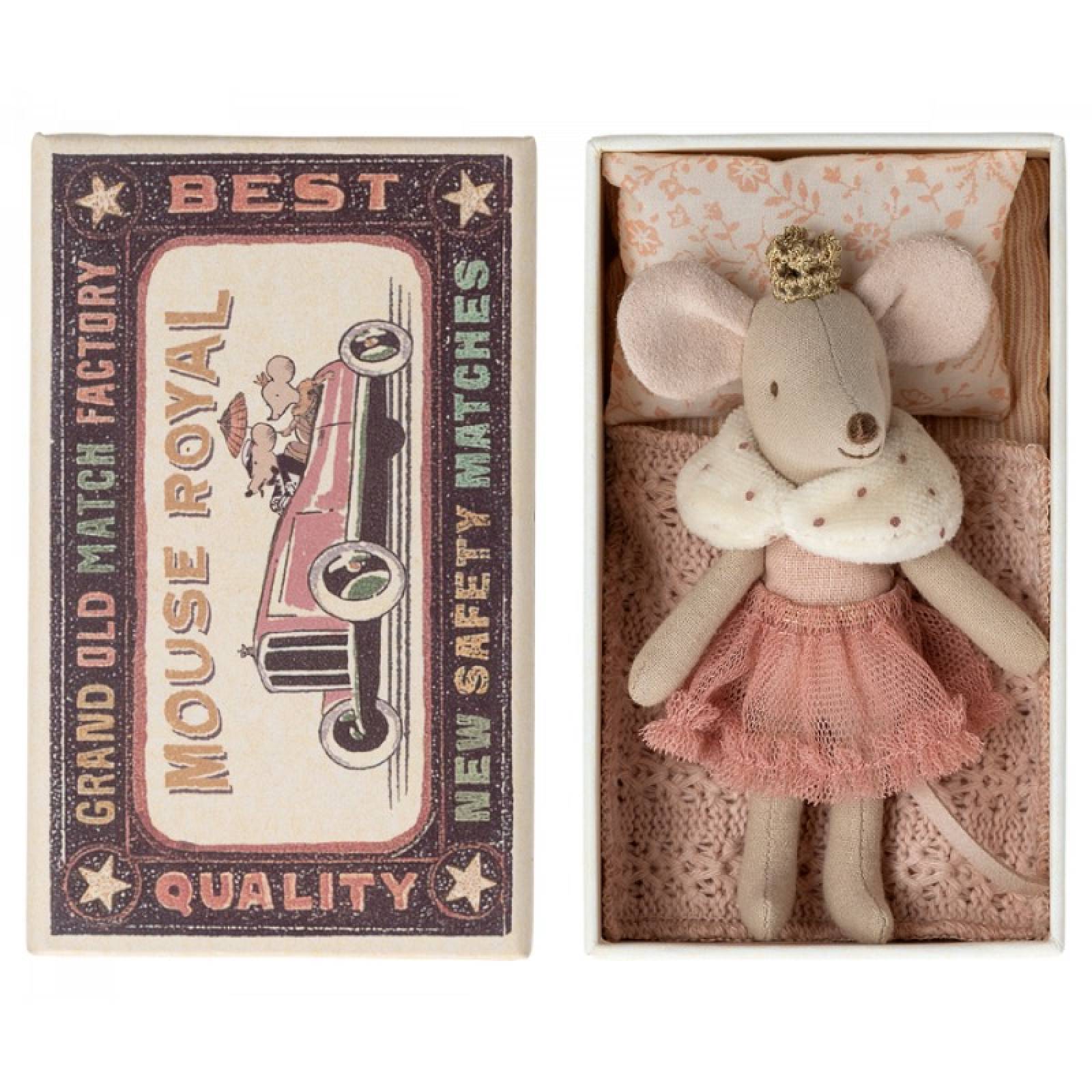 Little Sister Princess Mouse In Matchbox By Maileg 3+ thumbnails