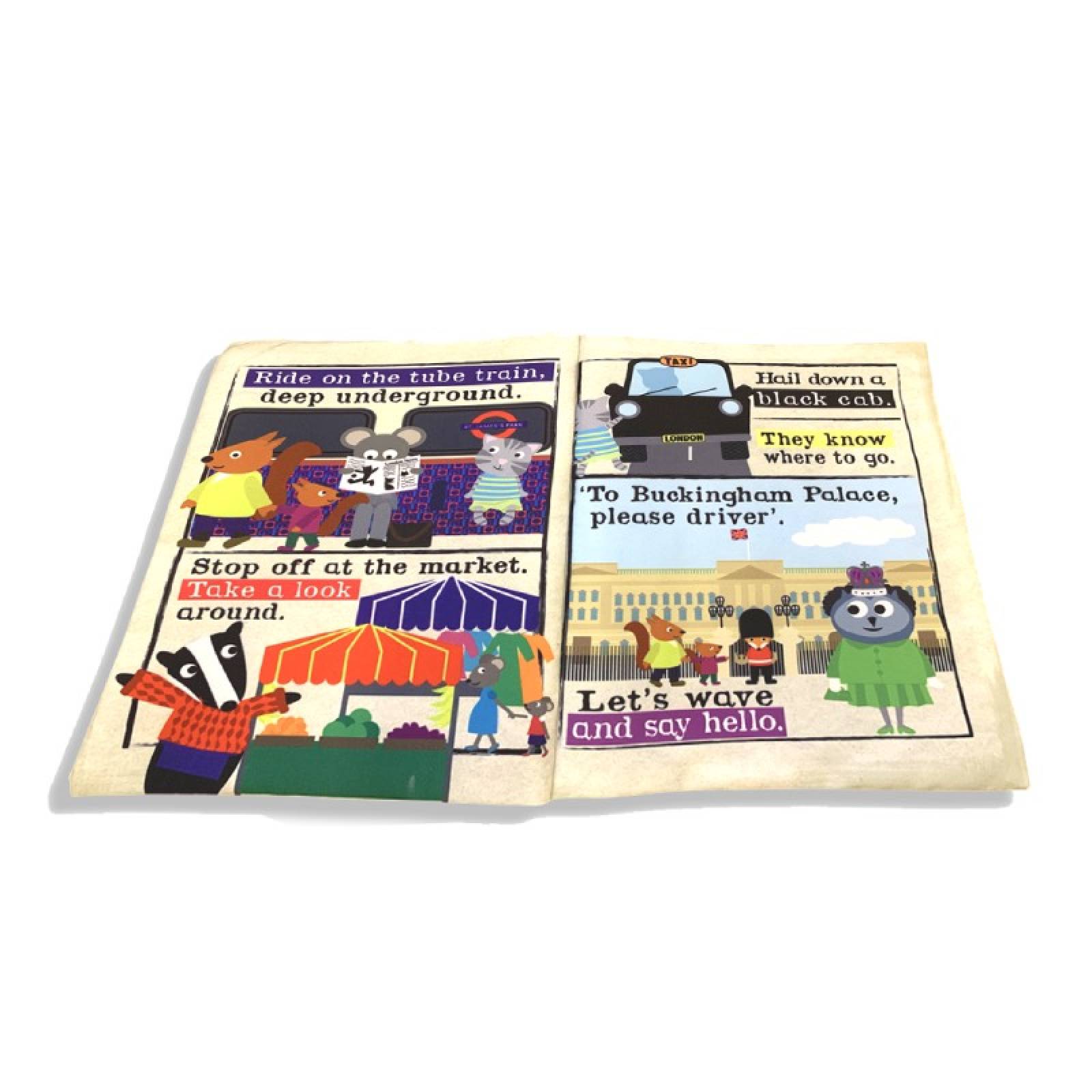 London - Nursery Times Crinkly Newspaper Baby Toy 0+ thumbnails