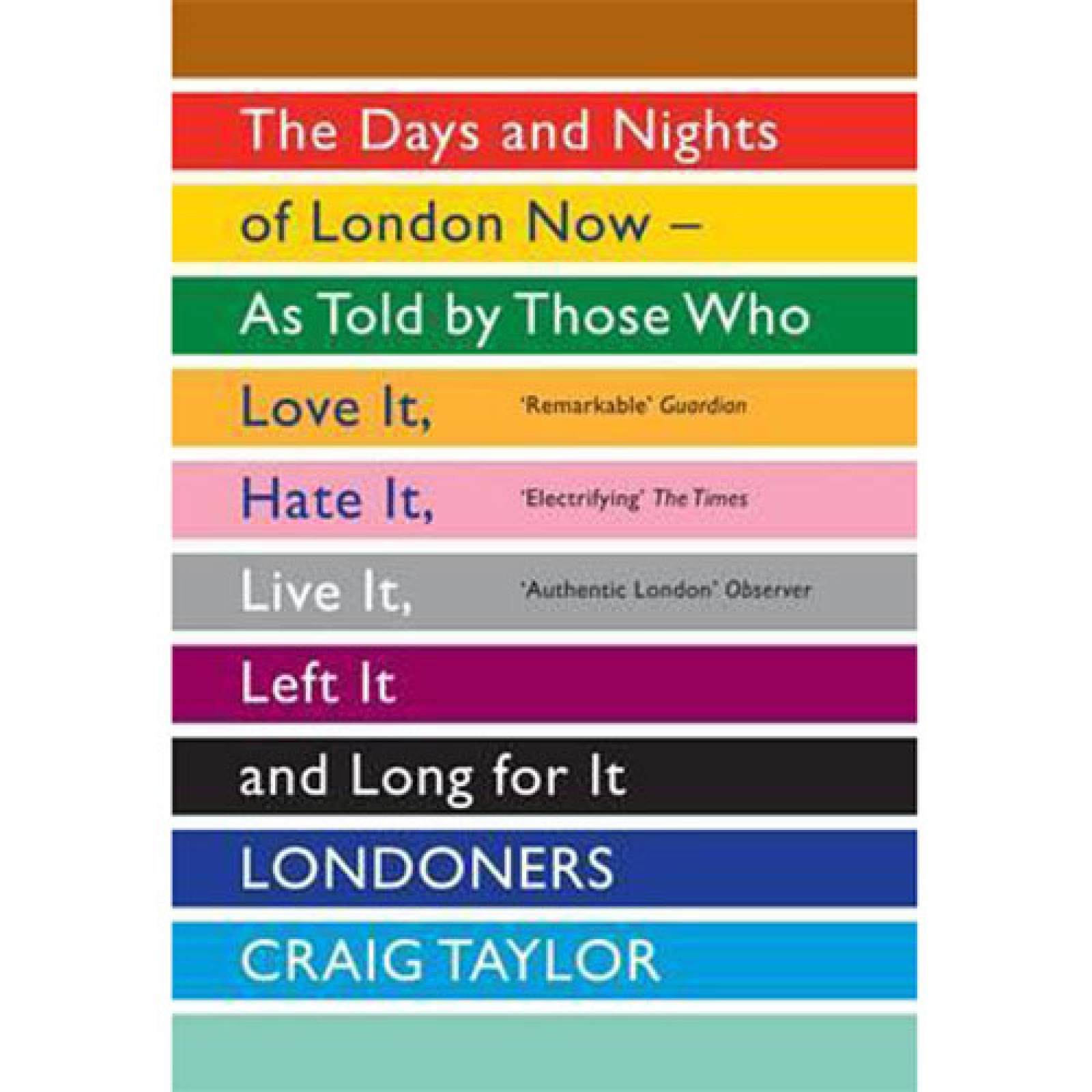 Londoners By Craig Taylor Paperback Book