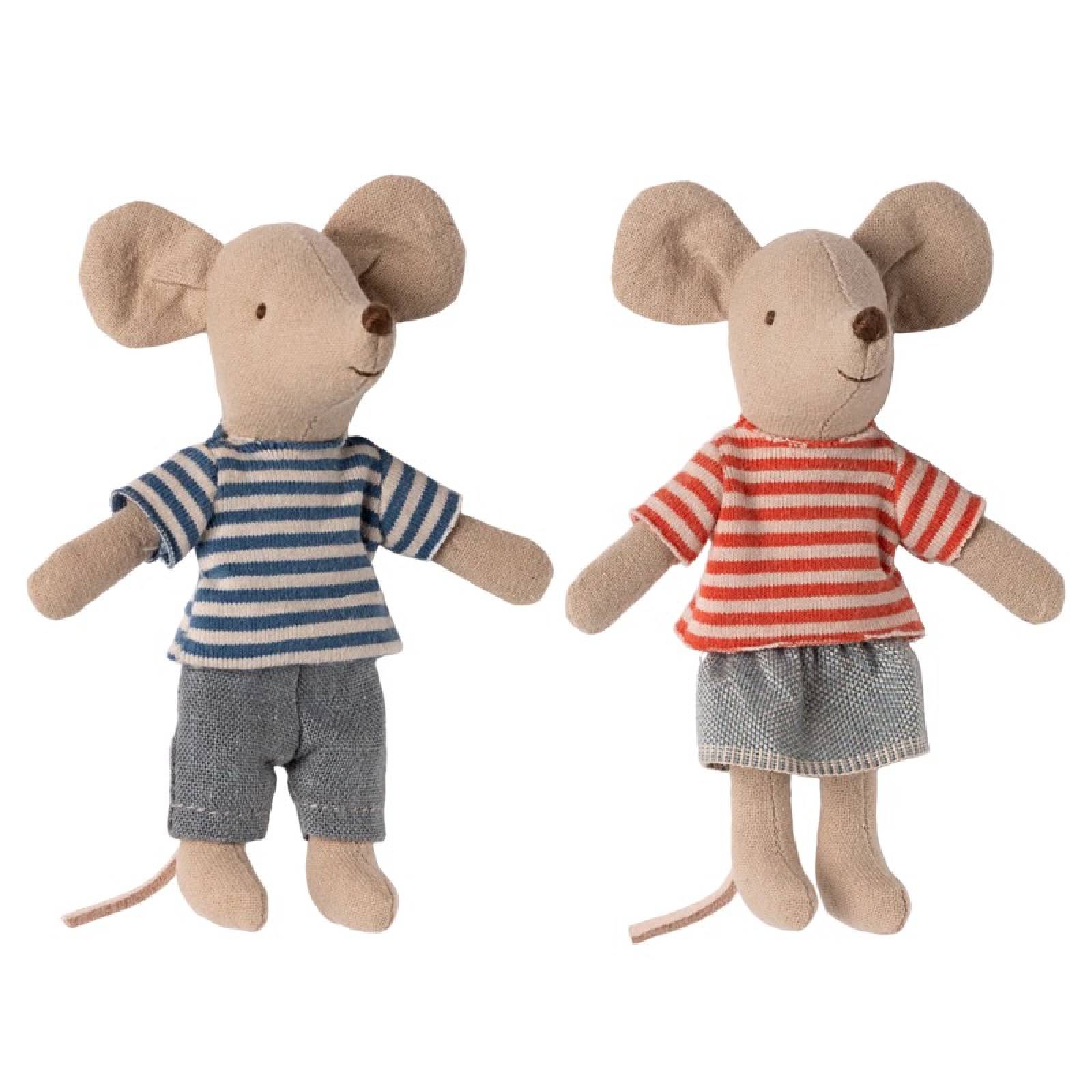 LouiMax & Stella Little Brother & Sister Mice By Maileg 3+