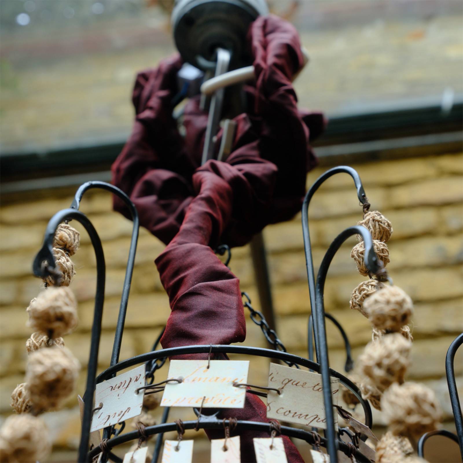 Manuscript Paper and Metal Chandelier Light thumbnails