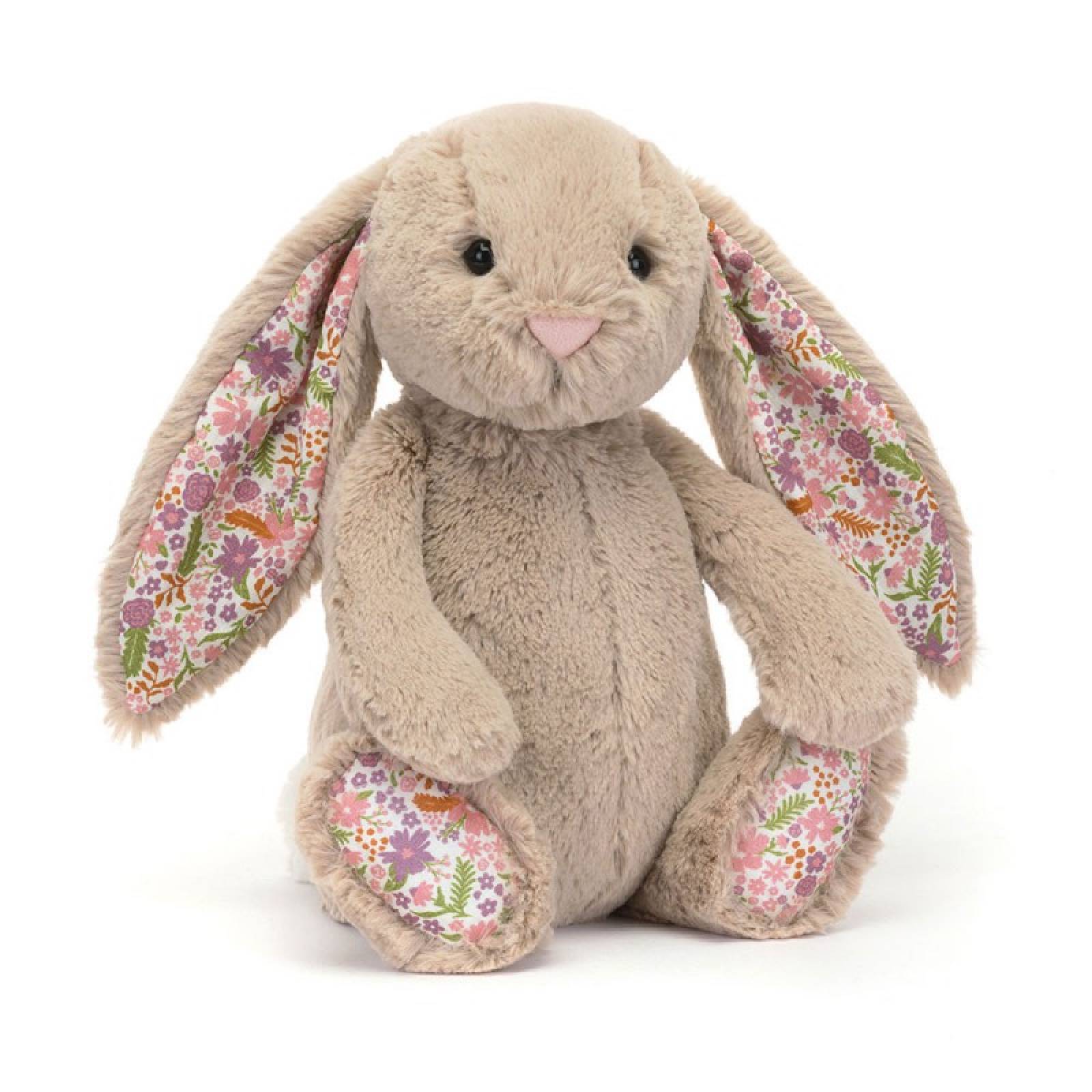 Medium Blossom Beige Bunny 'Petal' Soft Toy By Jellycat 0+