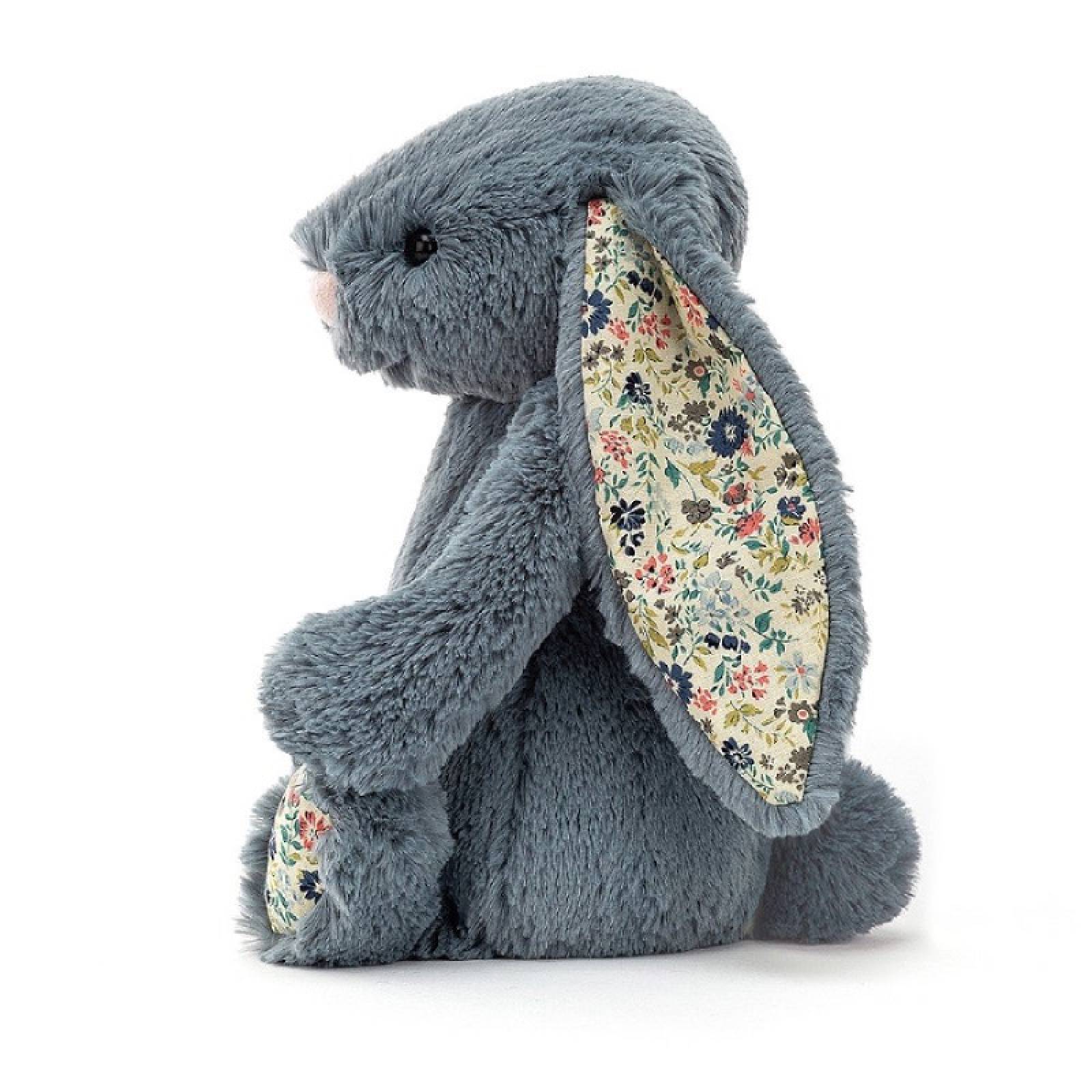 Medium Blossom Bunny In Dusky Blue Soft Toy By Jellycat thumbnails