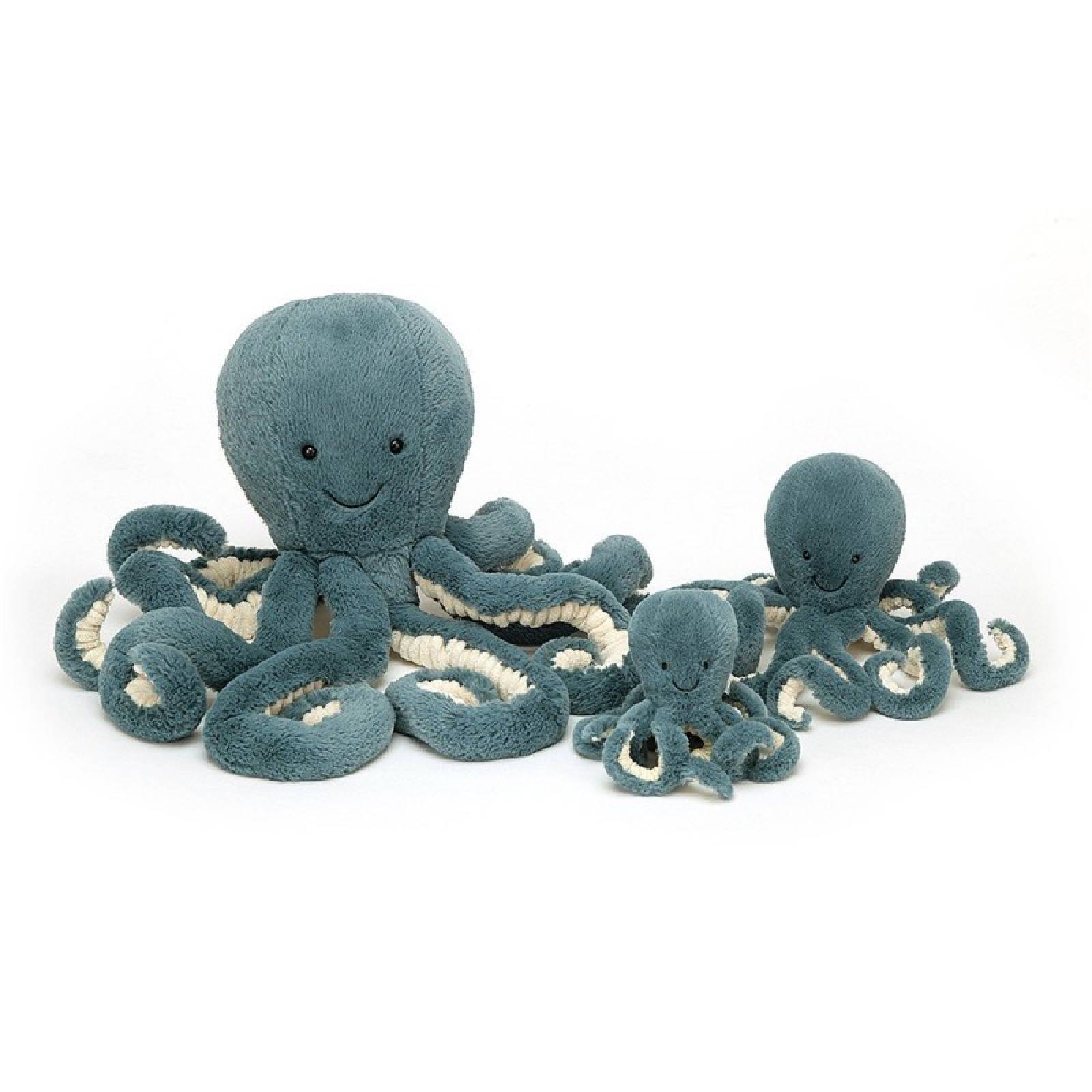 Tiny Baby Octopus In Storm Soft Toy By Jellycat thumbnails