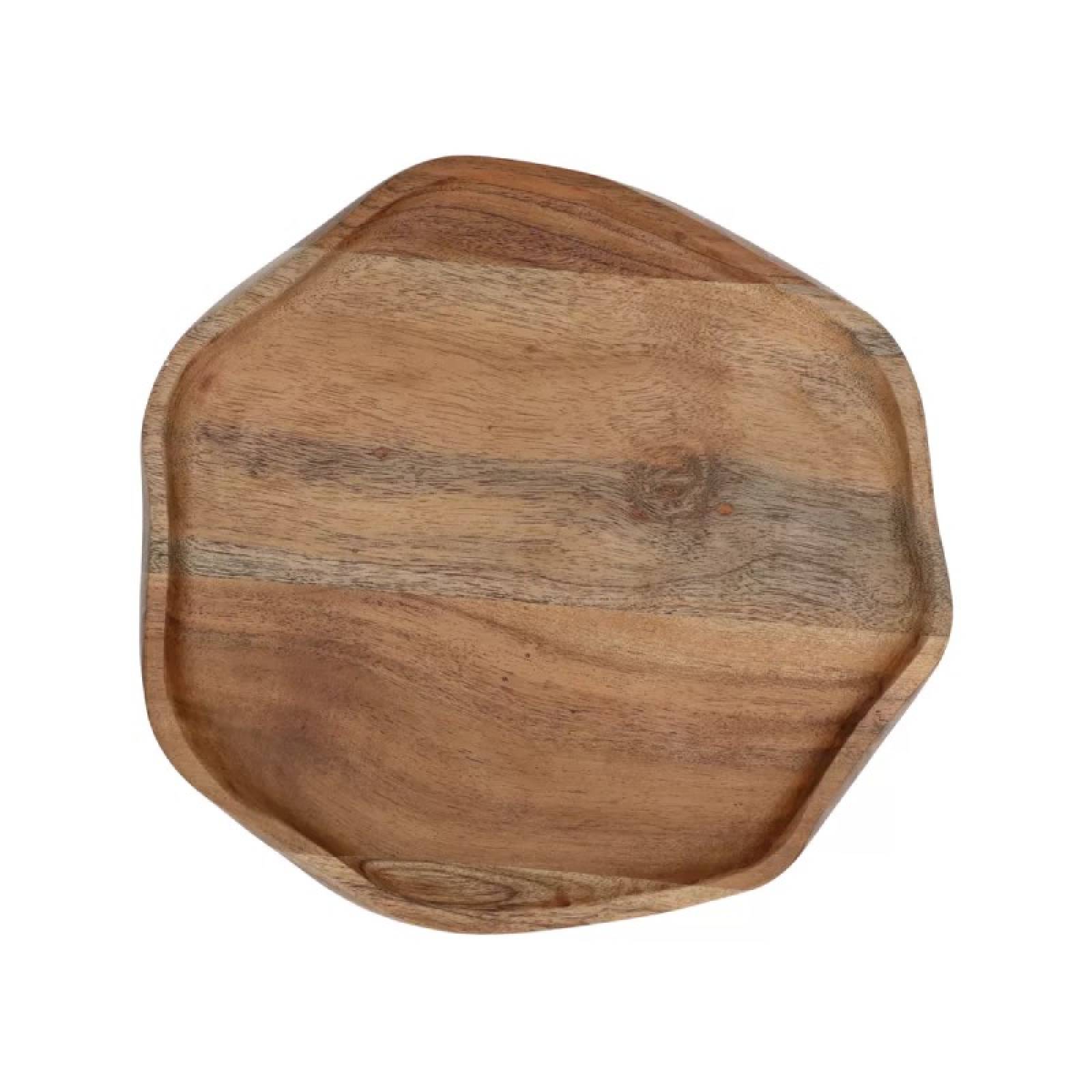 Medium Savanna Platter In Acacia Wood 29x27cm