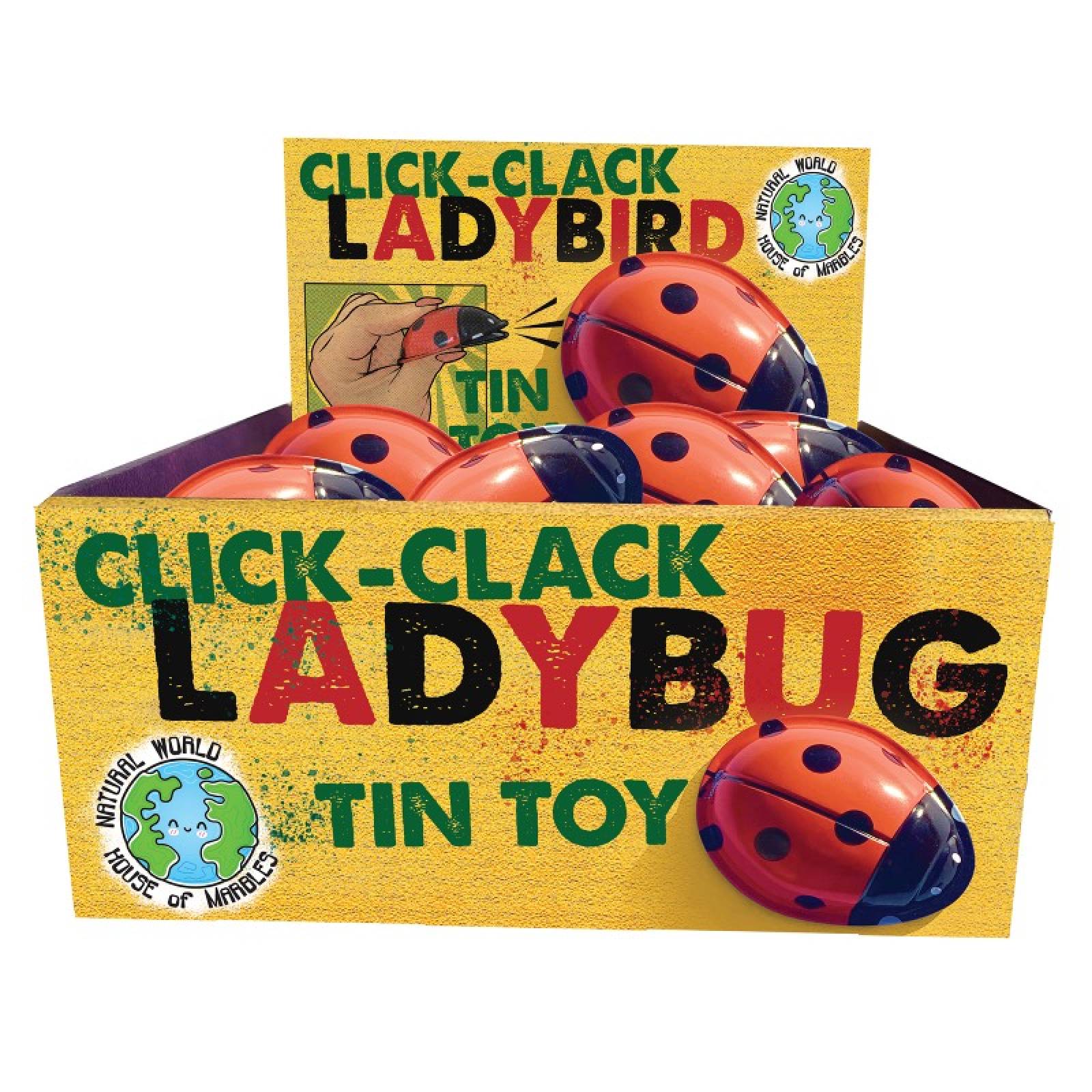 Metal Click Clack Ladybird Toy 3+ thumbnails