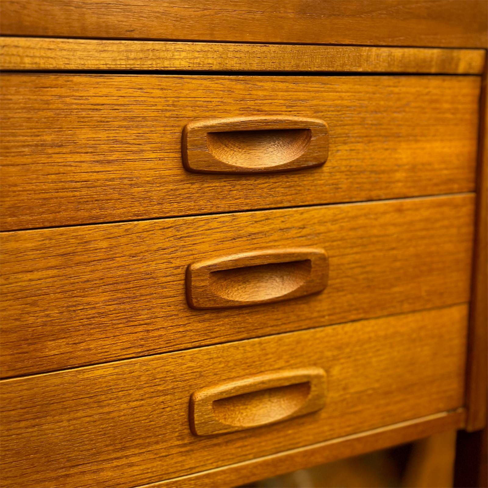 Mid-Century Danish Teak Twin Pedestal Desk thumbnails