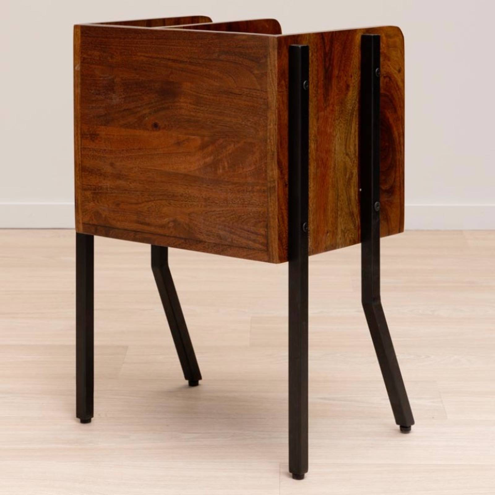 Mid Century Style Flow Wooden Side Table thumbnails
