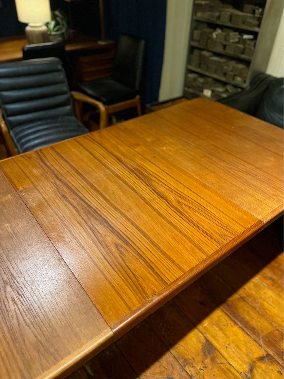 Mid Century Teak Extending Dining Table By H.W. Klein For Bramin thumbnails