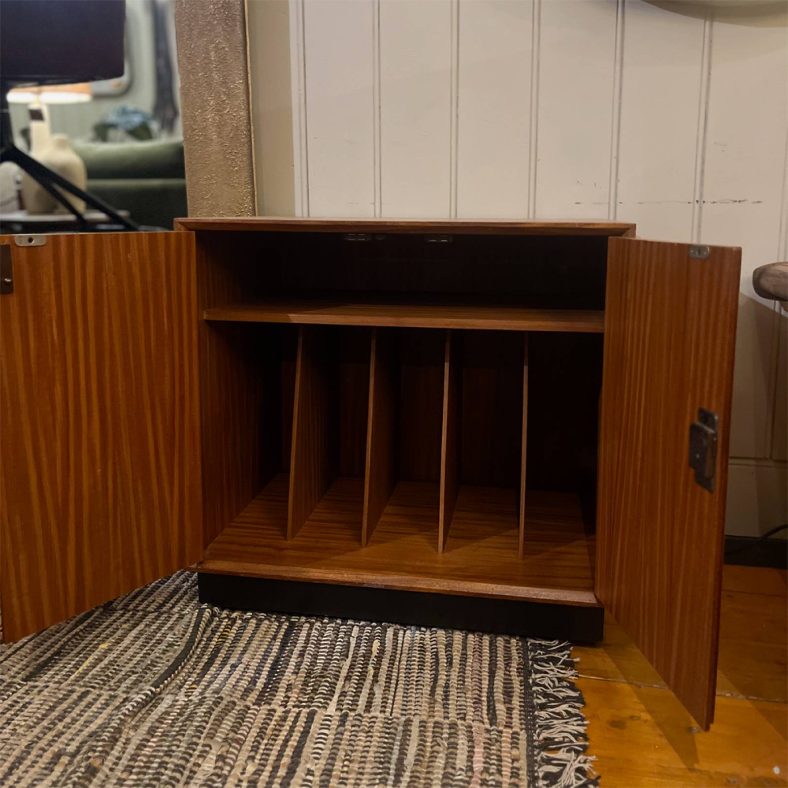 Mid-Century Teak LP Record Cabinet thumbnails