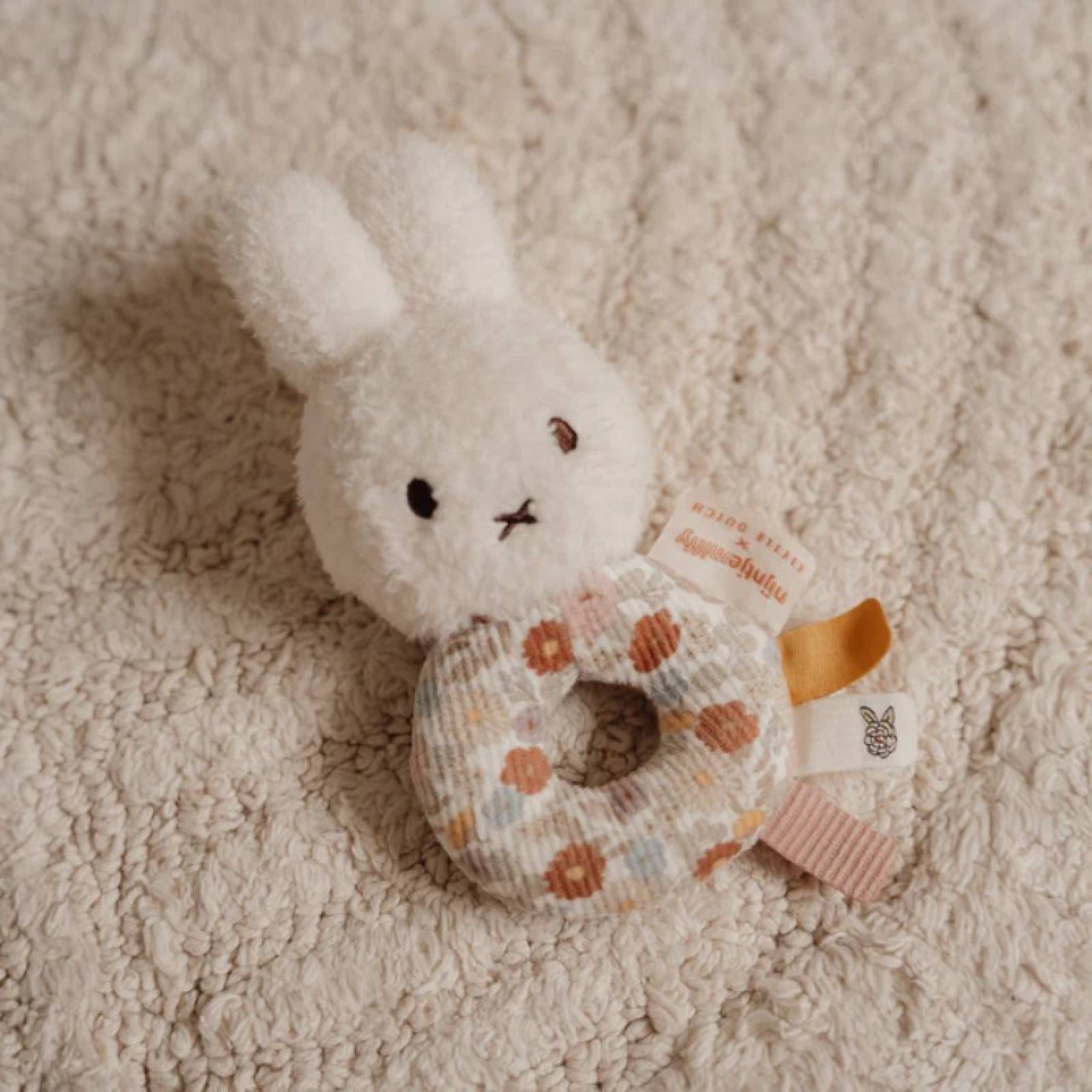 Miffy Rattle In Vintage Flowers By Little Dutch 0+ thumbnails