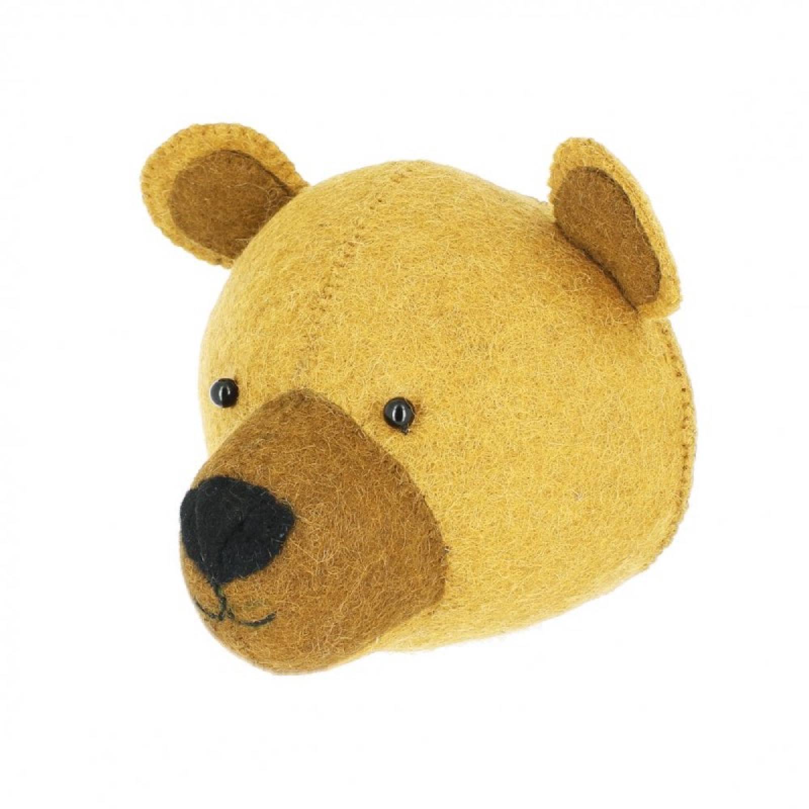 Mini Bear Cub Head Wall Decoration thumbnails