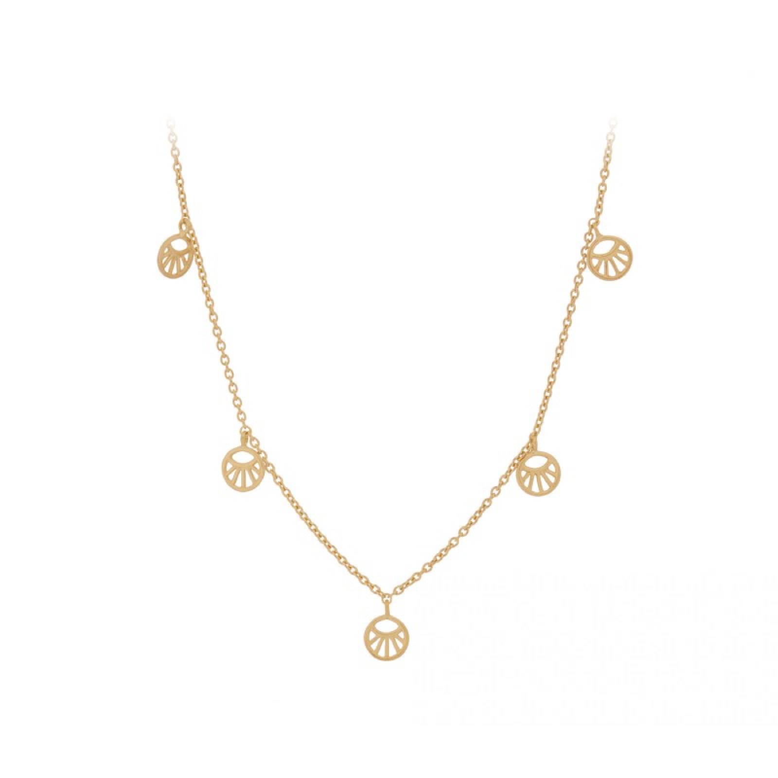 Mini Daylight Necklace In Gold By Pernille Corydon