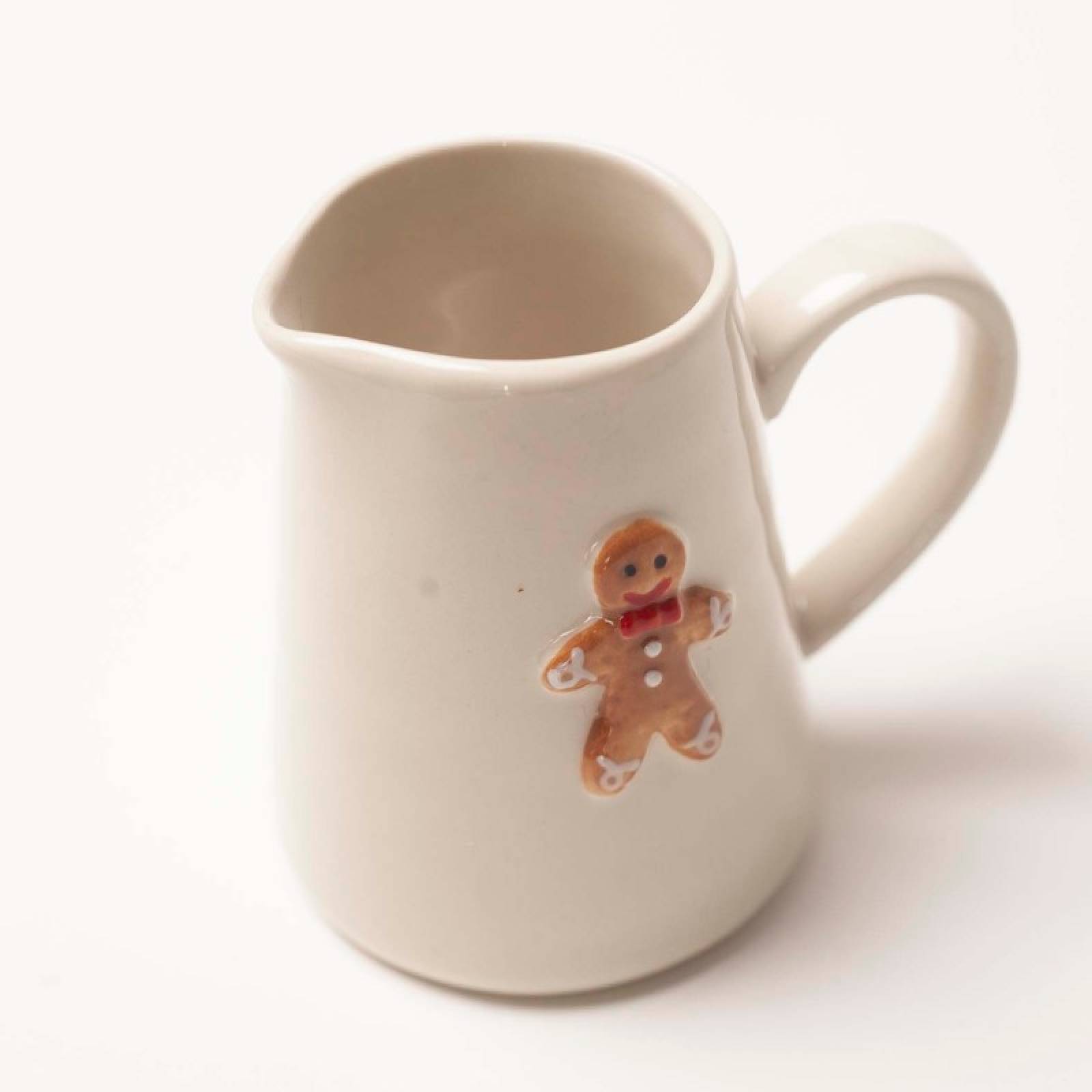 Mini Gingerbread Man Ceramic Jug H: 9cm