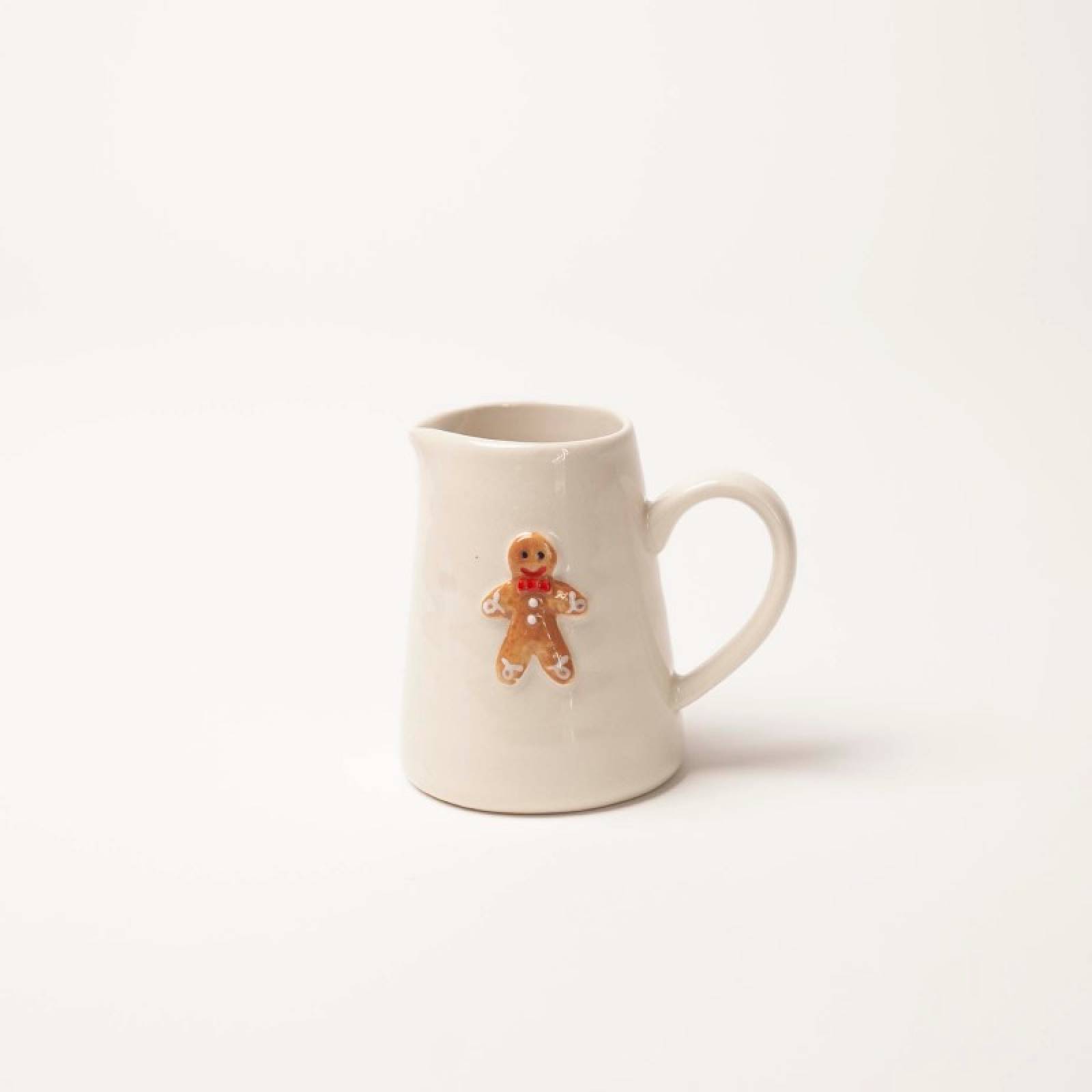 Mini Gingerbread Man Ceramic Jug H: 9cm thumbnails