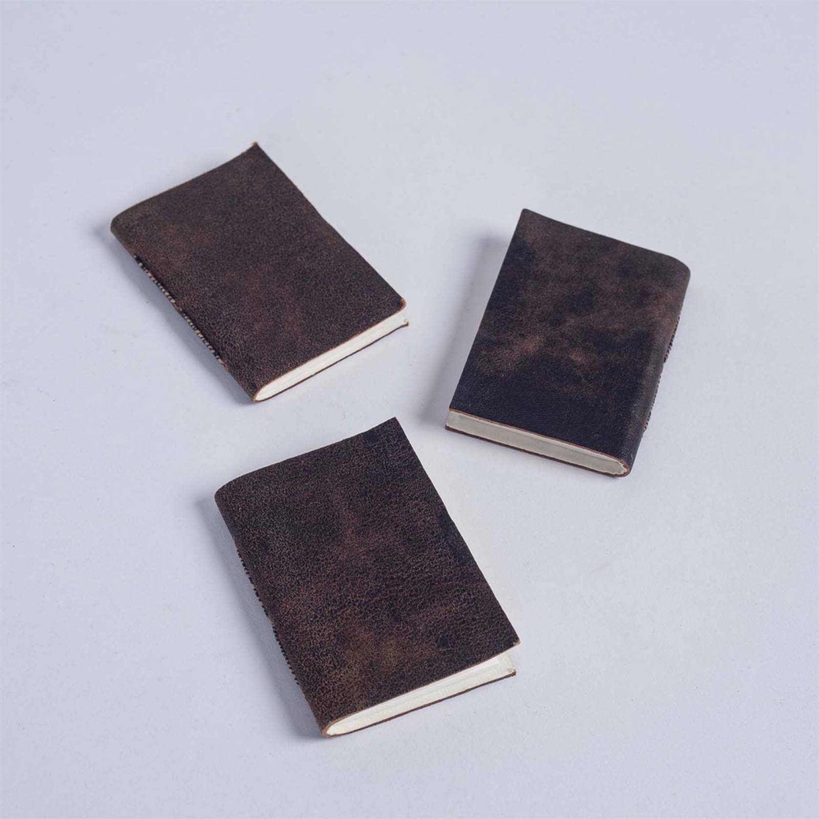 Mini Leather Bound Notebook