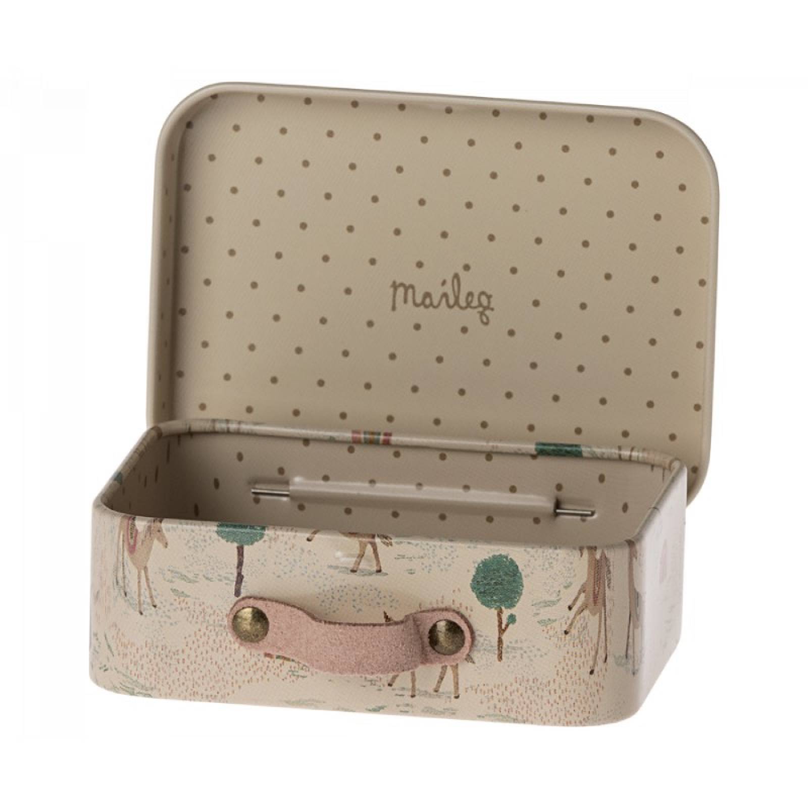 Mini Metal Suitcase In Unicorn Print By Maileg 3+ thumbnails