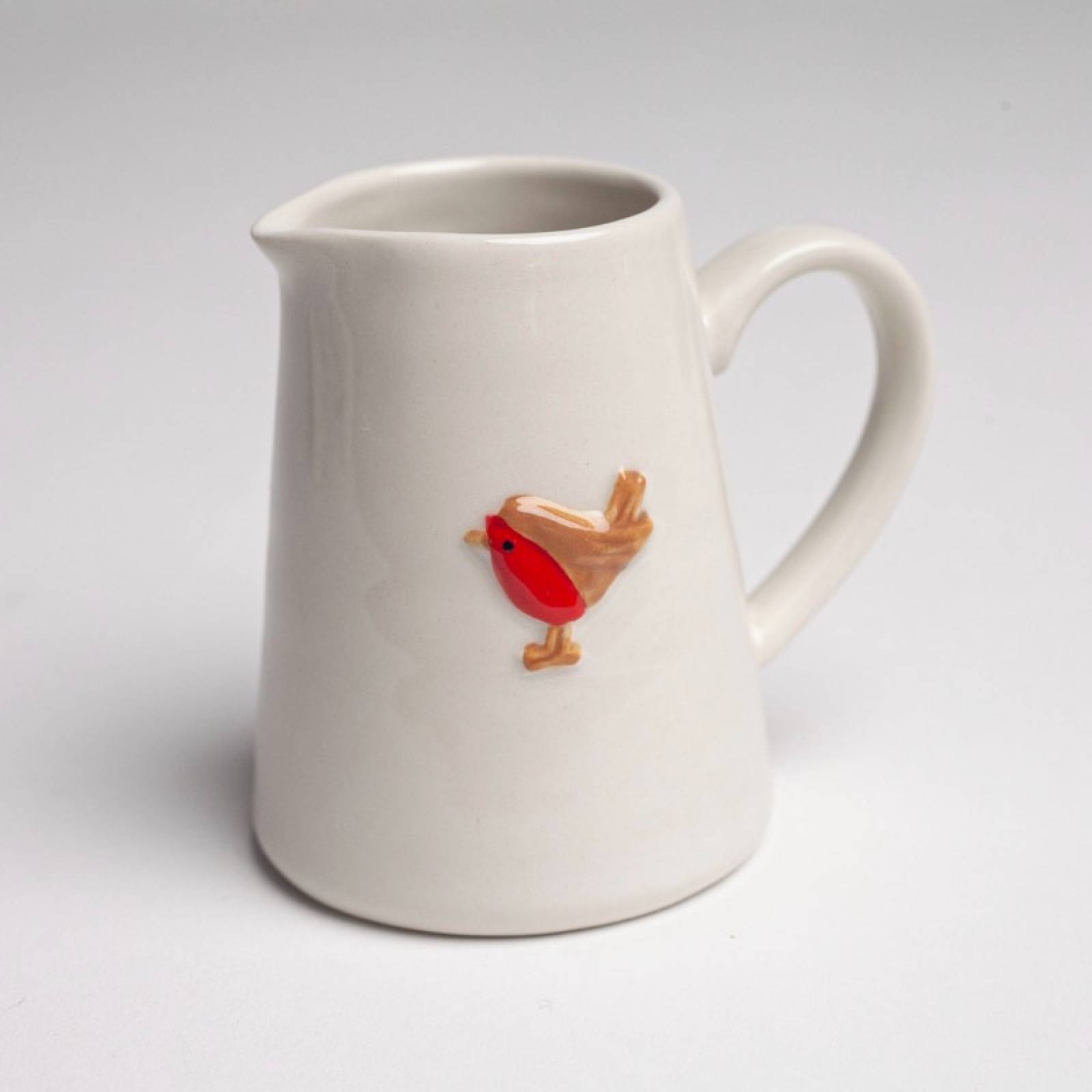 Mini Robin Ceramic Jug H: 9cm thumbnails