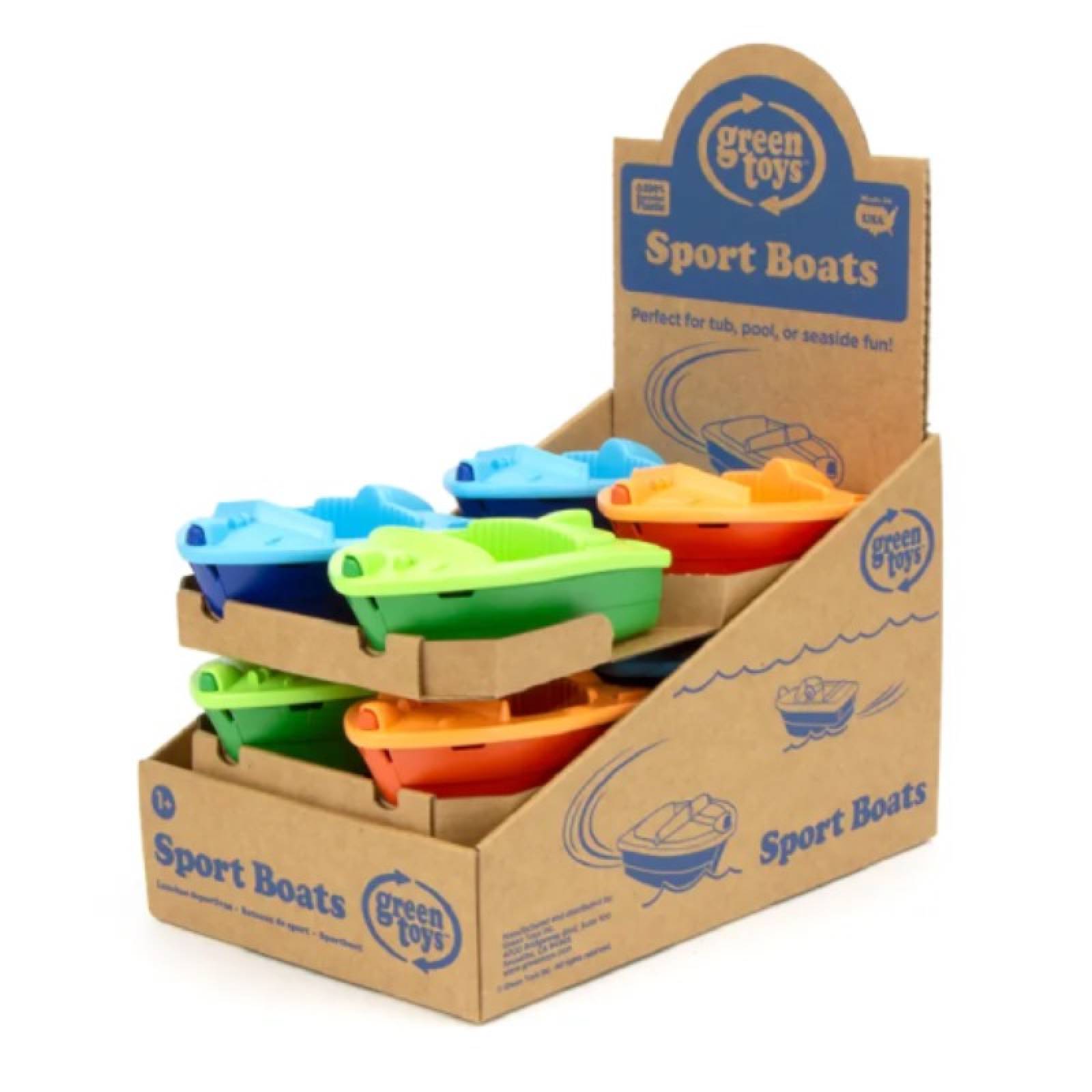Mini Sport Boat Made From Recycled Plastic By Green Toys 1+ thumbnails