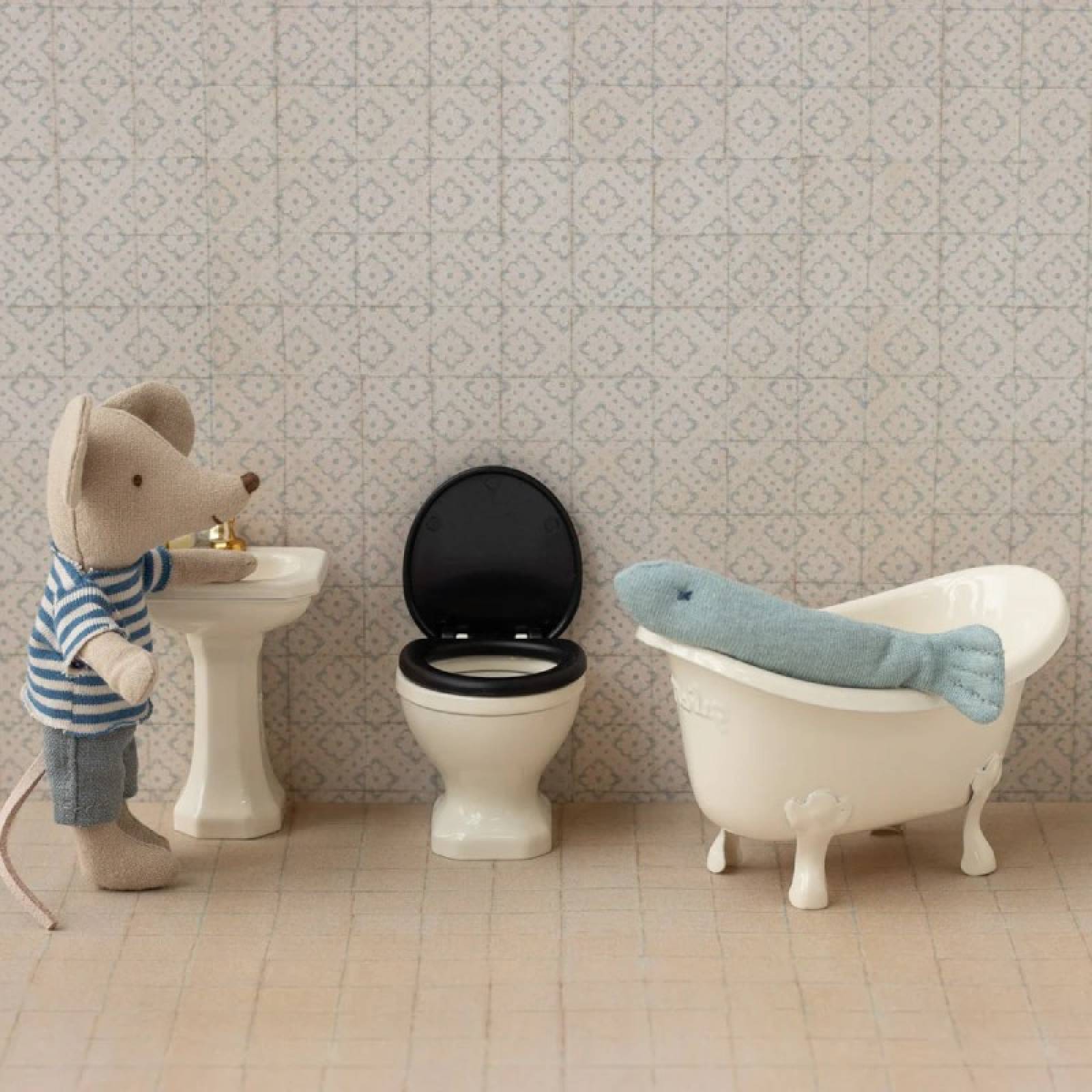 Miniature Toy Mouse Fishing Set By Maileg 3+ thumbnails