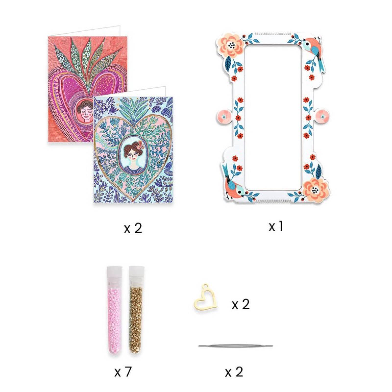Miyuki & Hearts - Beads & Jewellery Craft Kit By Djeco 10+ thumbnails