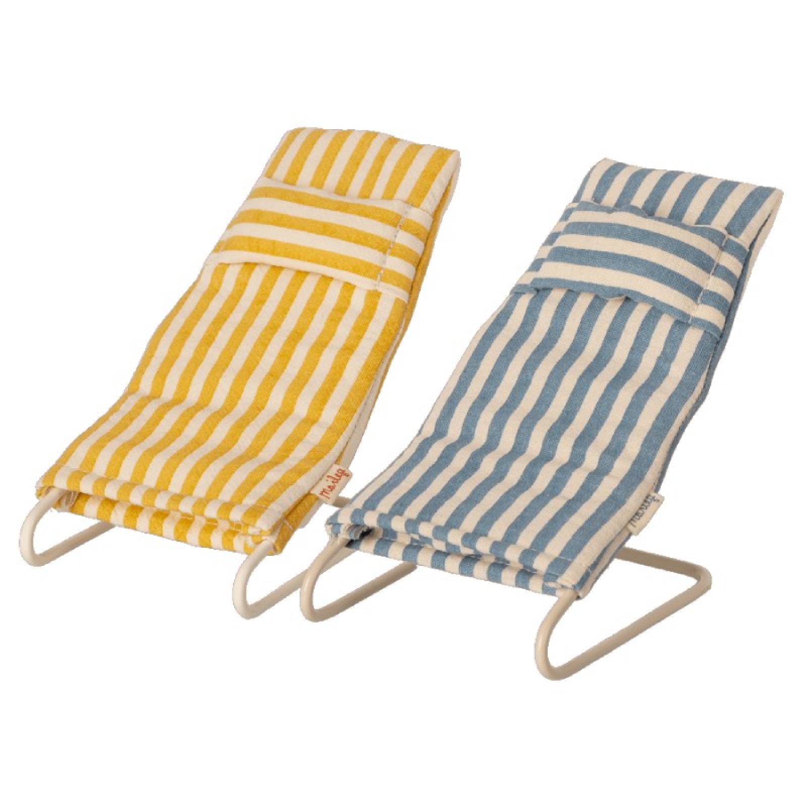 Mouse Beach Chair Set By Maileg 3+