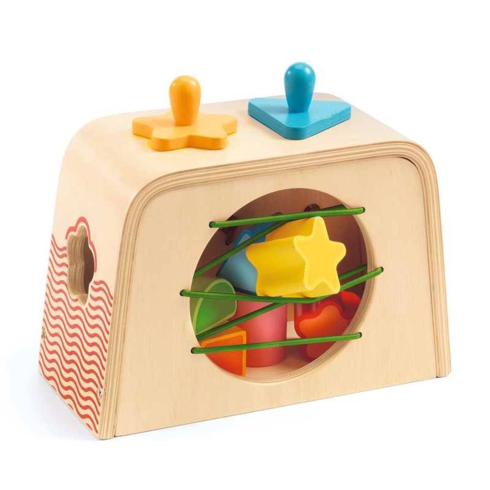 Multi Boita - Wooden Shape Sorter Toy By Djeco 18m+ thumbnails