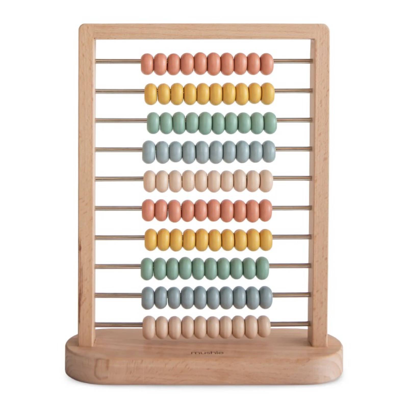 Multi-coloured Wooden Abacus 2+