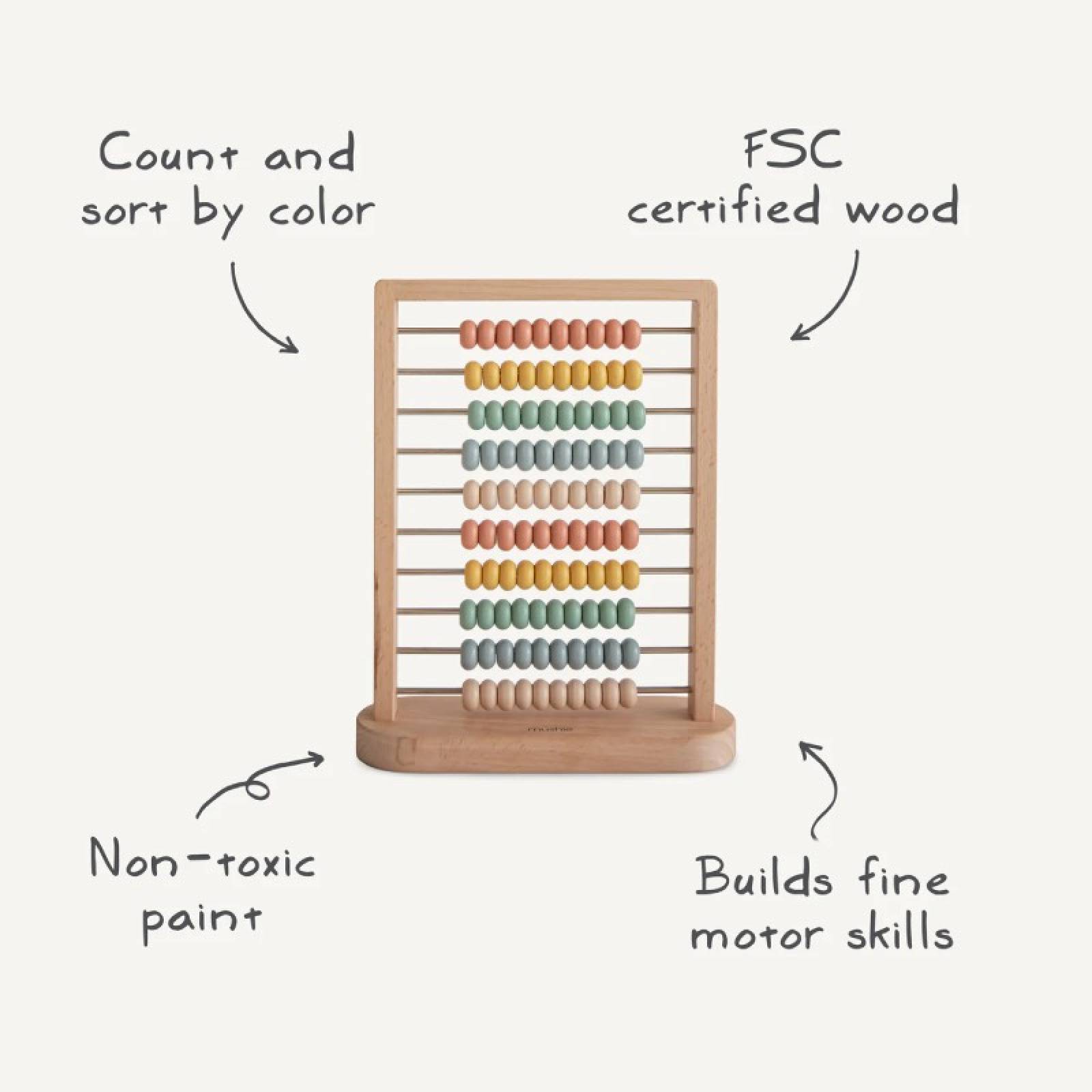 Multi-coloured Wooden Abacus 2+ thumbnails