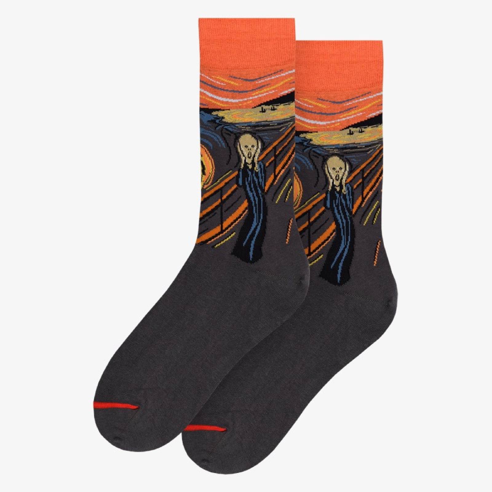 Munch The Scream - Pair Of Cotton Socks