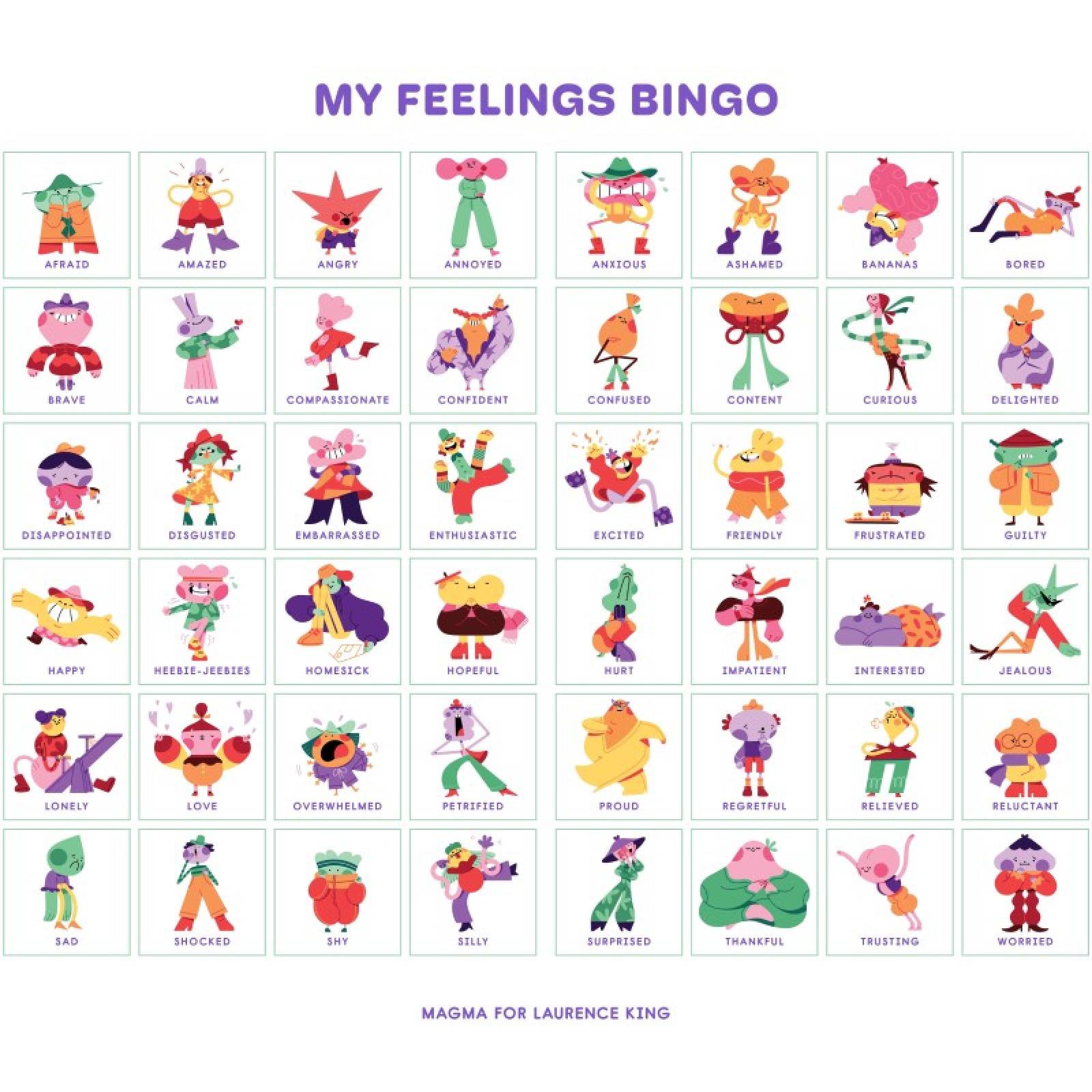 My Feelings Bingo Game thumbnails