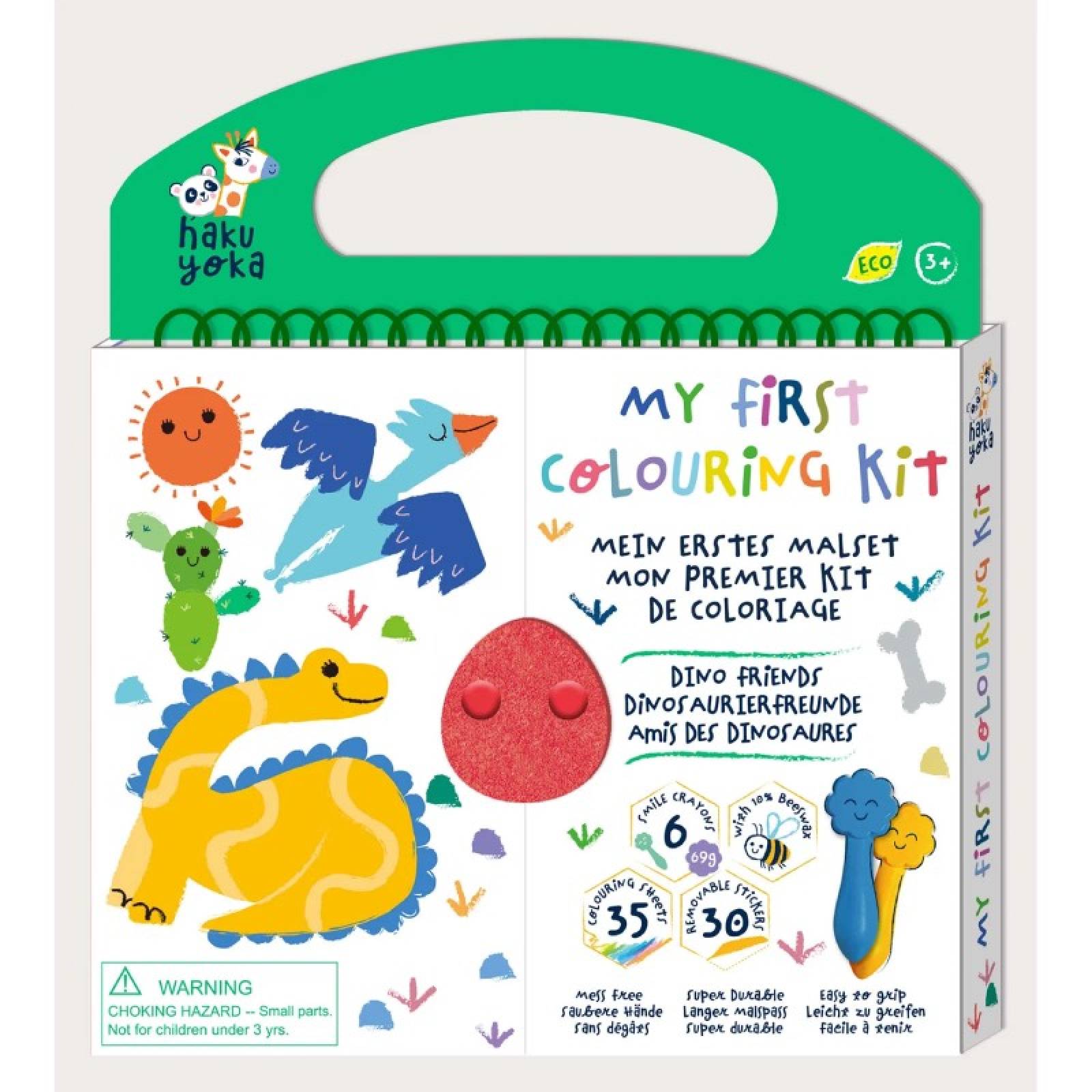 My First Colouring Kit - Dino Friends 3+