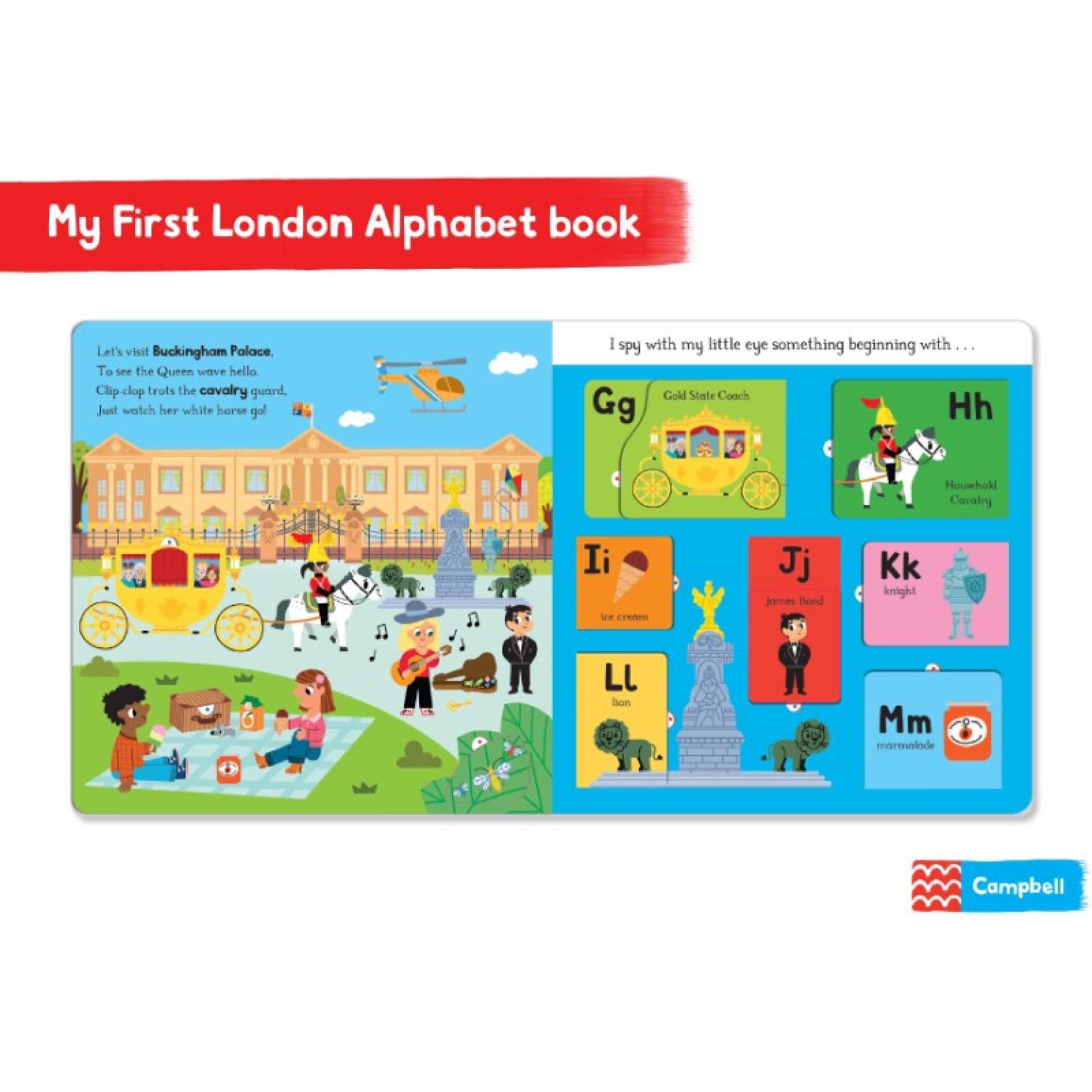My First London Alphabet - I Spy Flap Board Book thumbnails