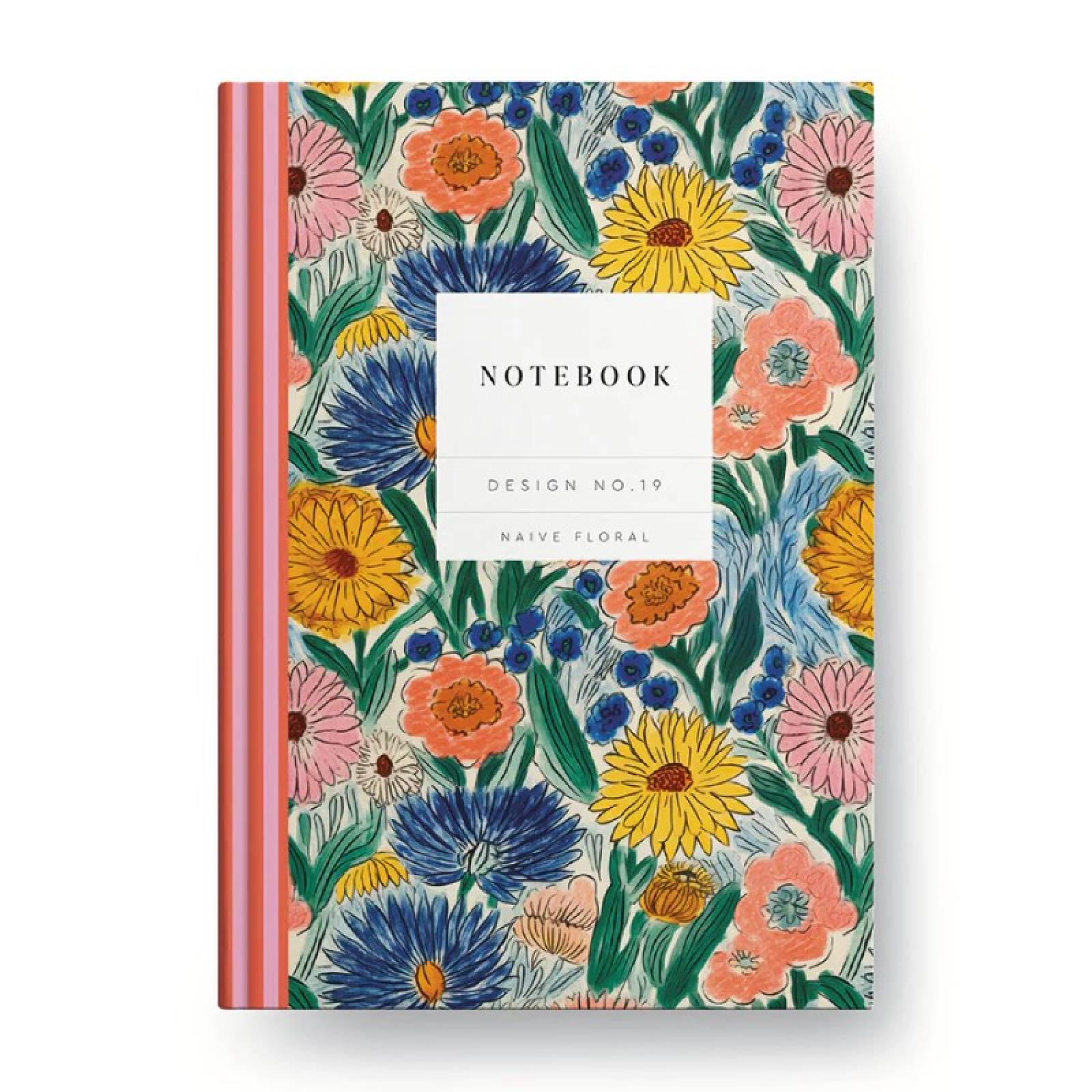 Naive Floral Hardbook Notebook A5