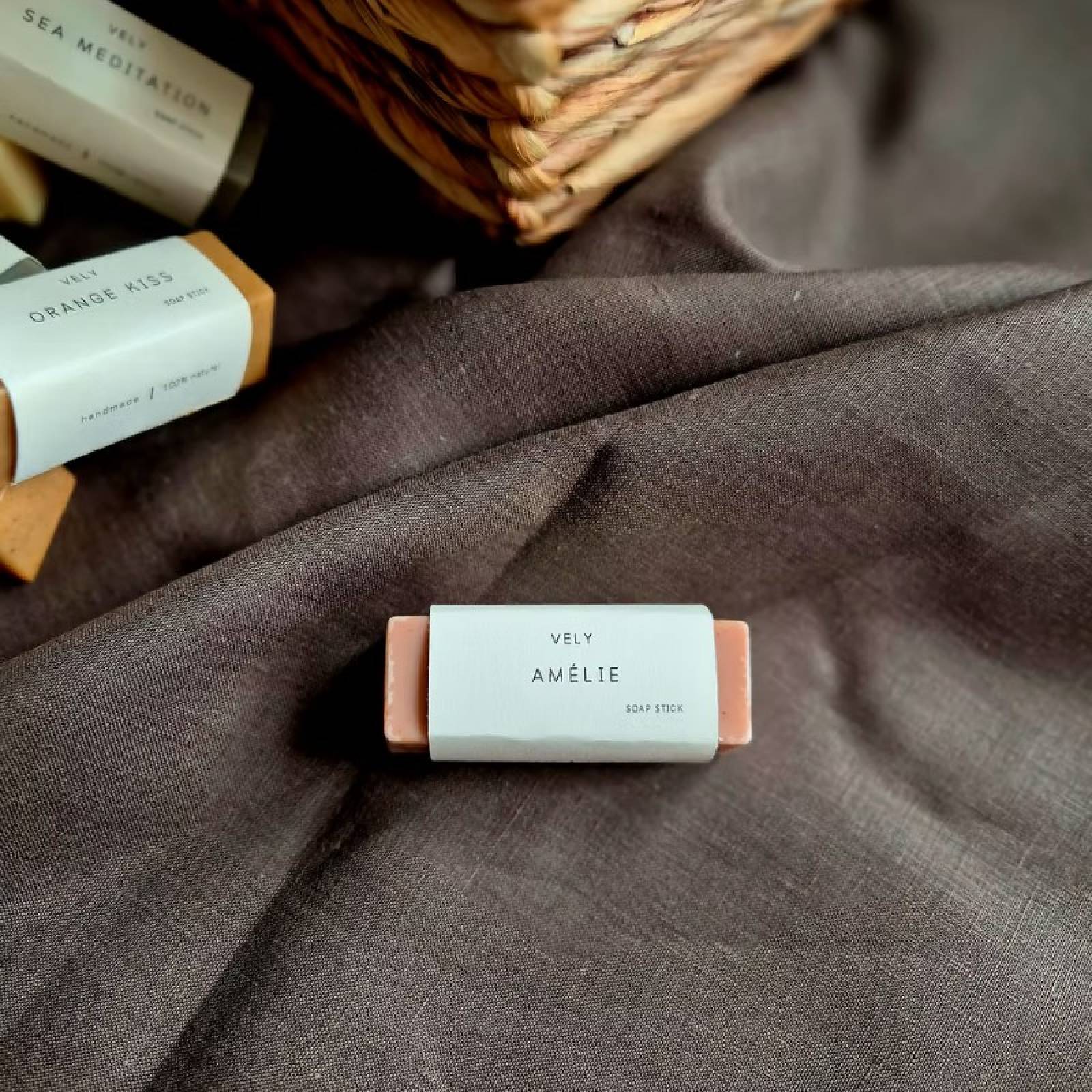 Natural Handmade Mini Soap - Amelie 50g