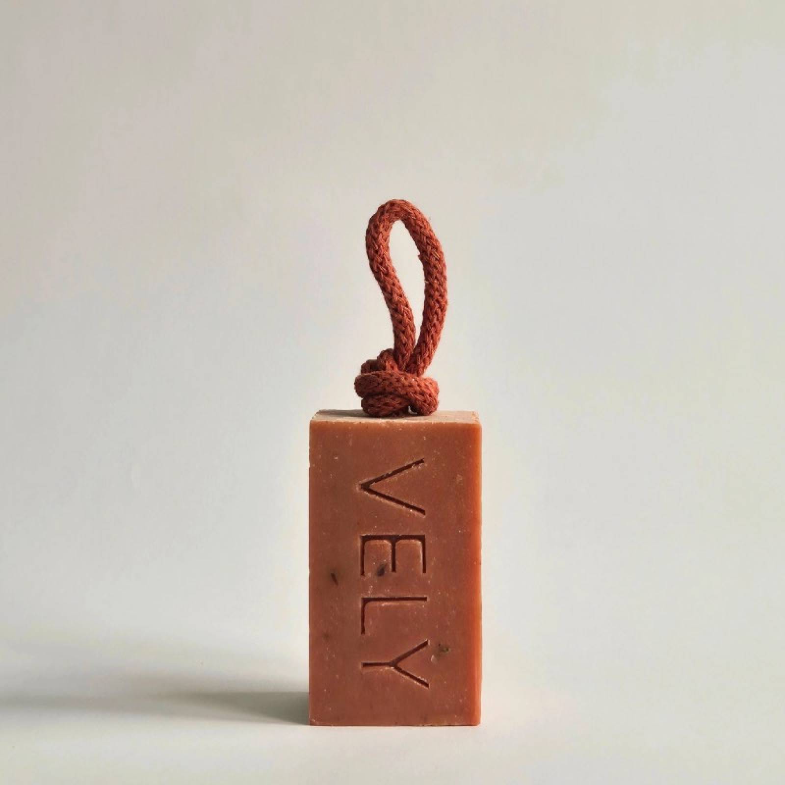 Natural Handmade Soap On A Rope - Boudoir 110g thumbnails