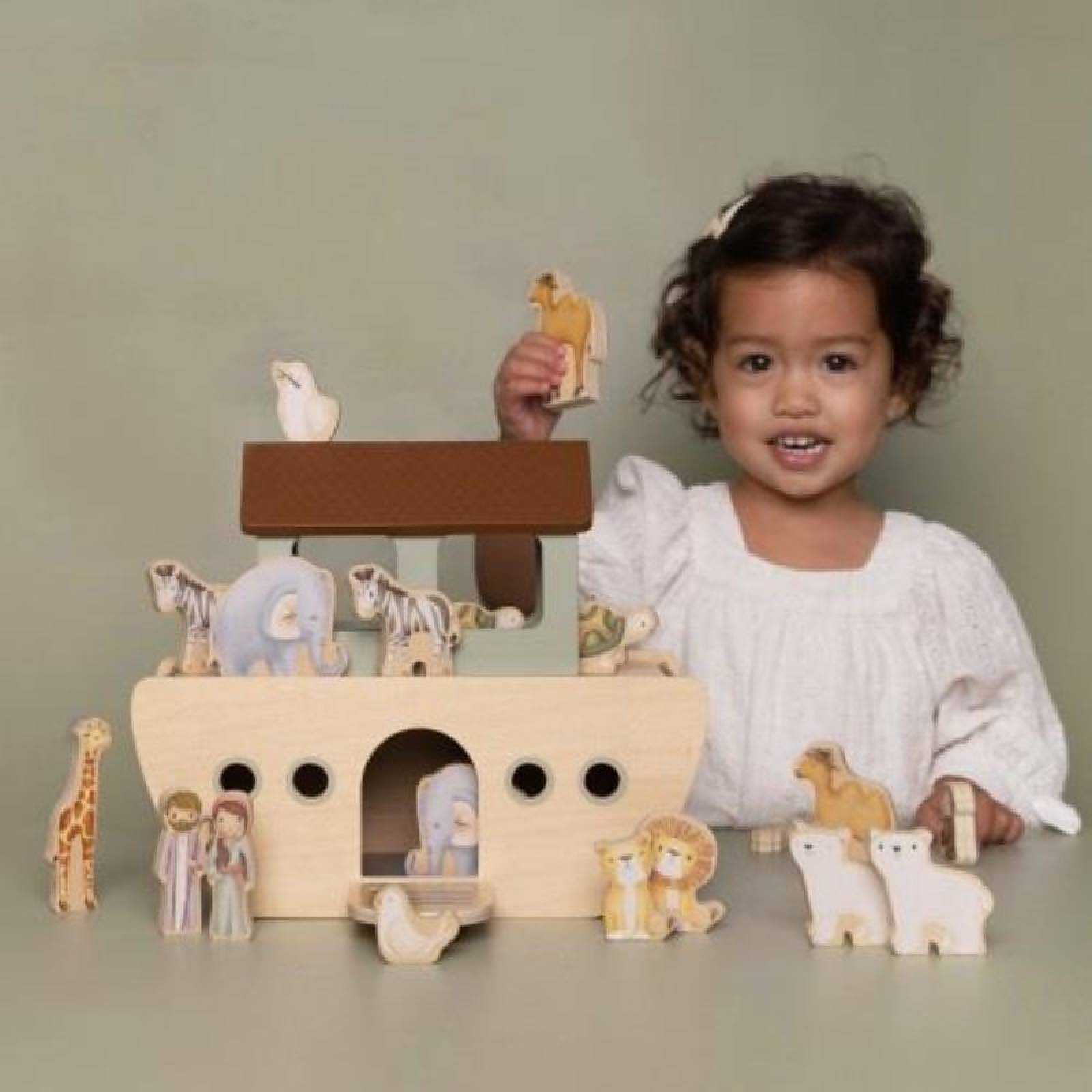 Noah's Ark Wooden Toy By Little Dutch 18m+ thumbnails