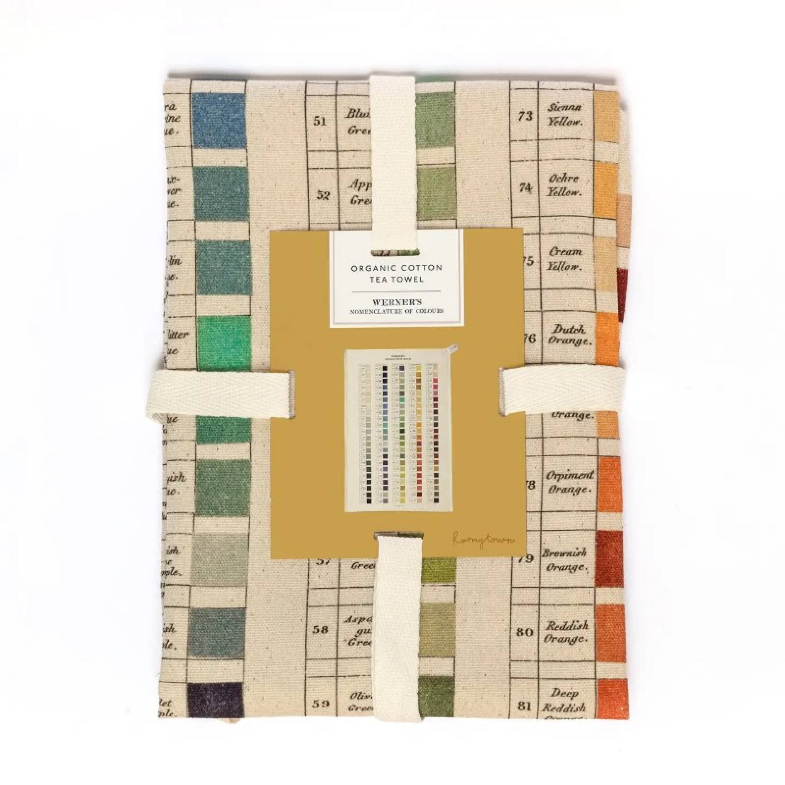 Nomenclature Of Colours - Organic Cotton Tea Towel