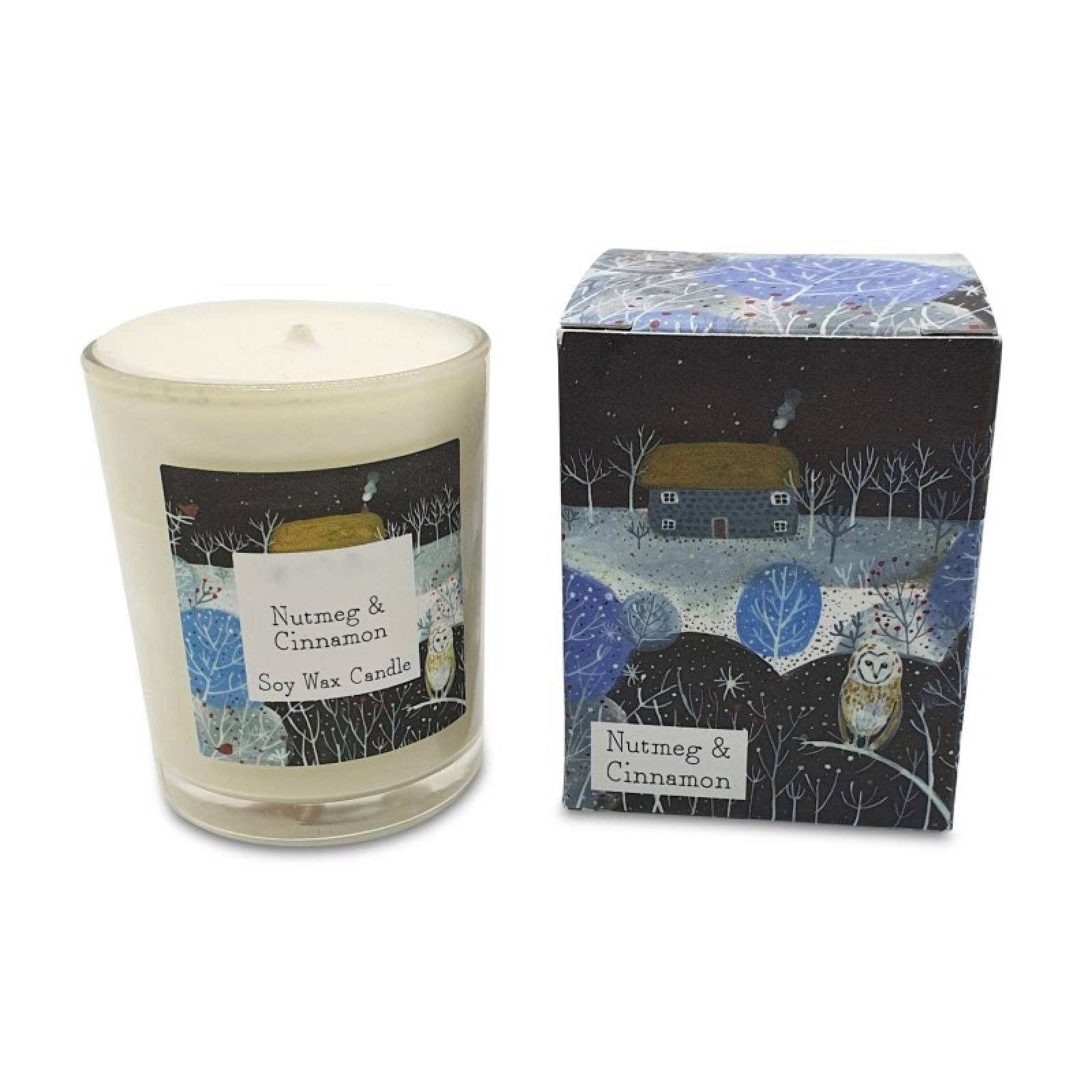 Nutmeg & Cinnamon - Scented Soy Candle In Votive 9cl