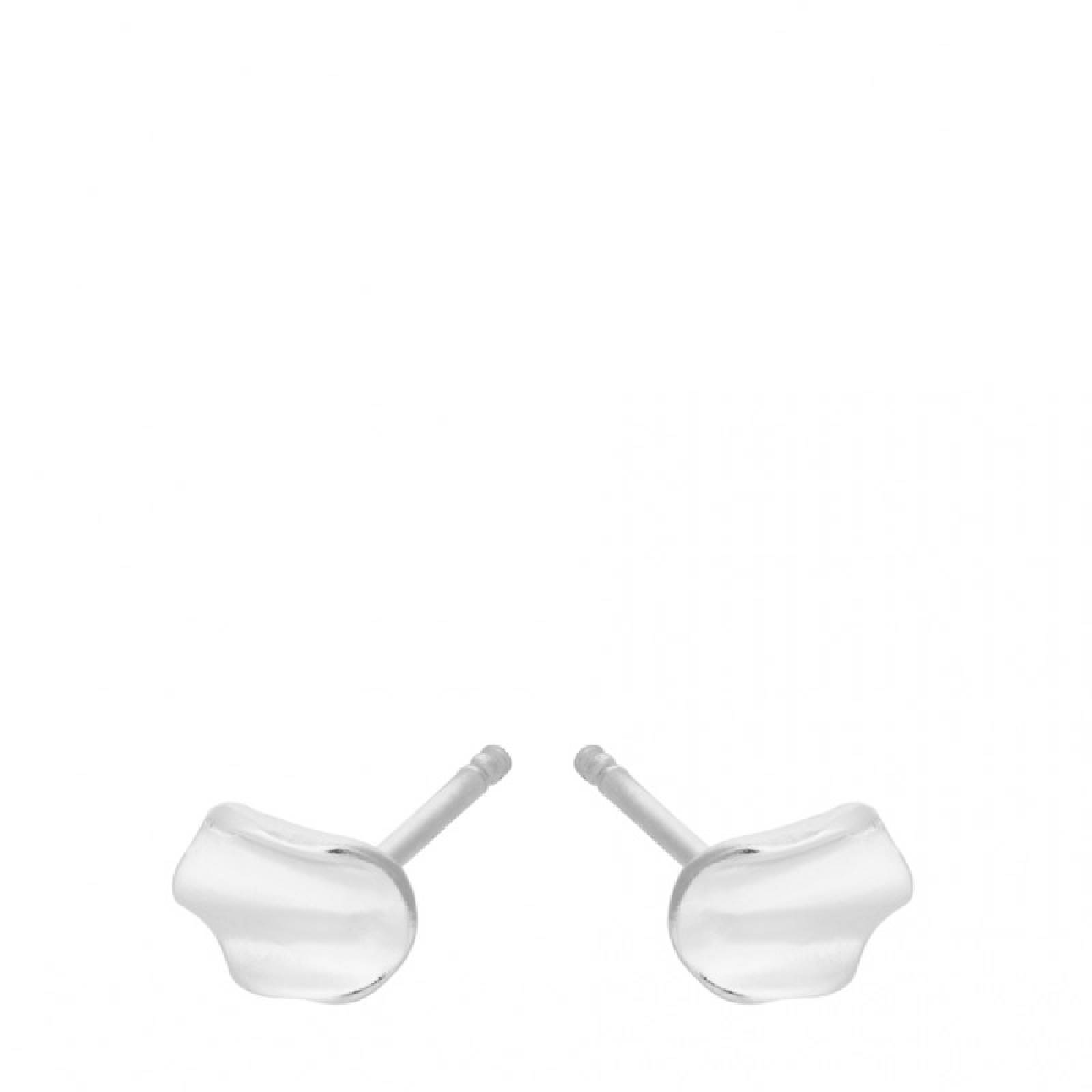 Ocean Stud Earrings In Silver By Pernille Corydon